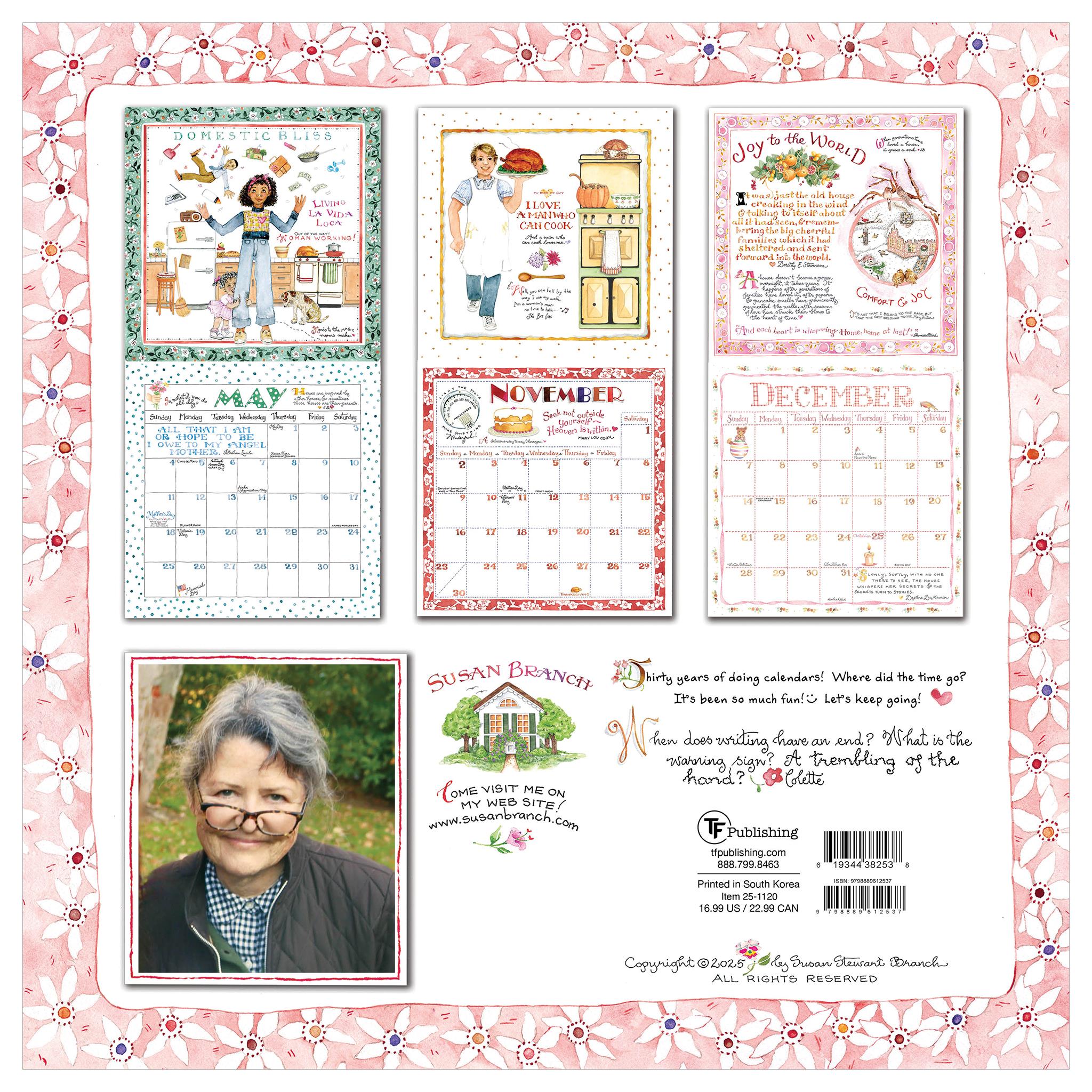 Susan Branch Wall 2025 Calendar - Online Exclusive