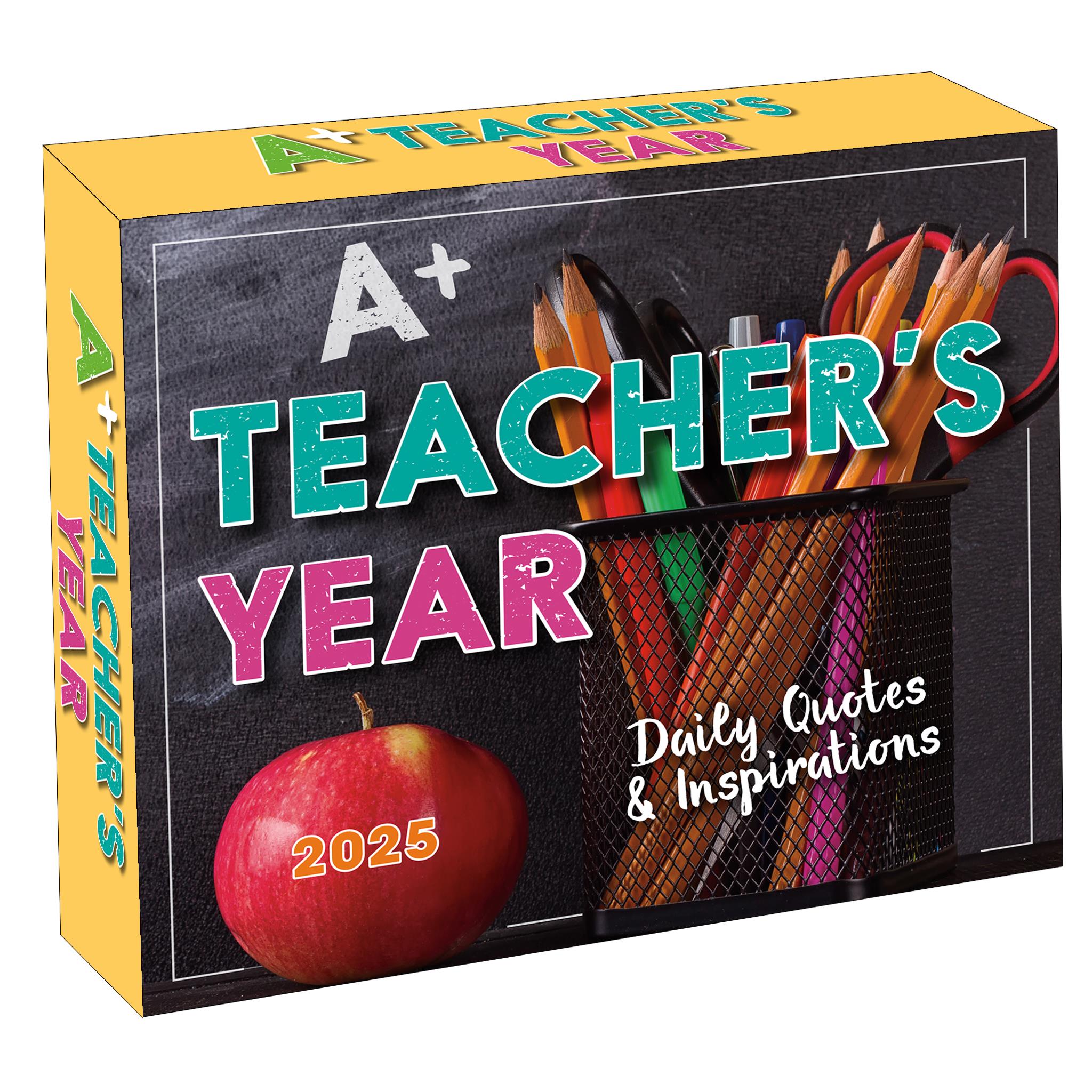 Teachers Year Box 2025 Calendar - Online Exclusive