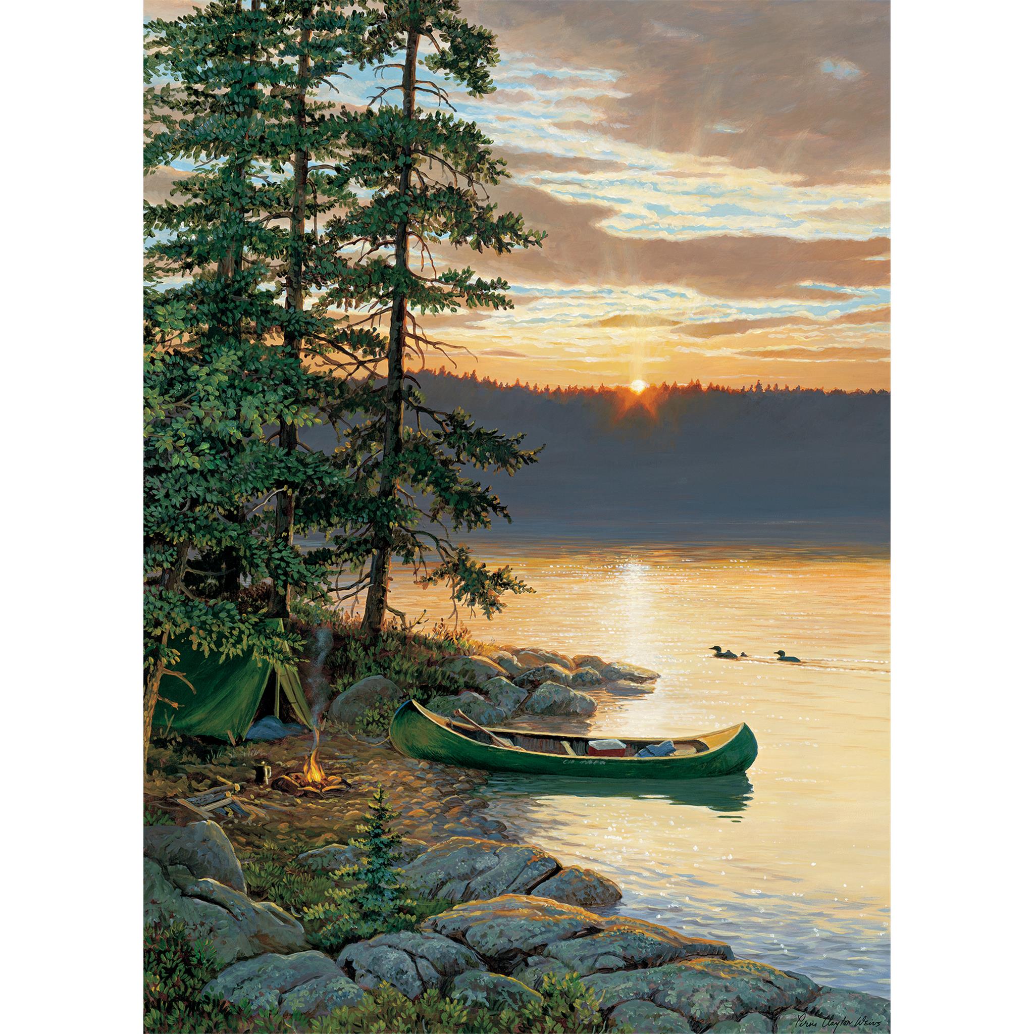 Canoe Lake 500 Piece Puzzle Cobble Hill