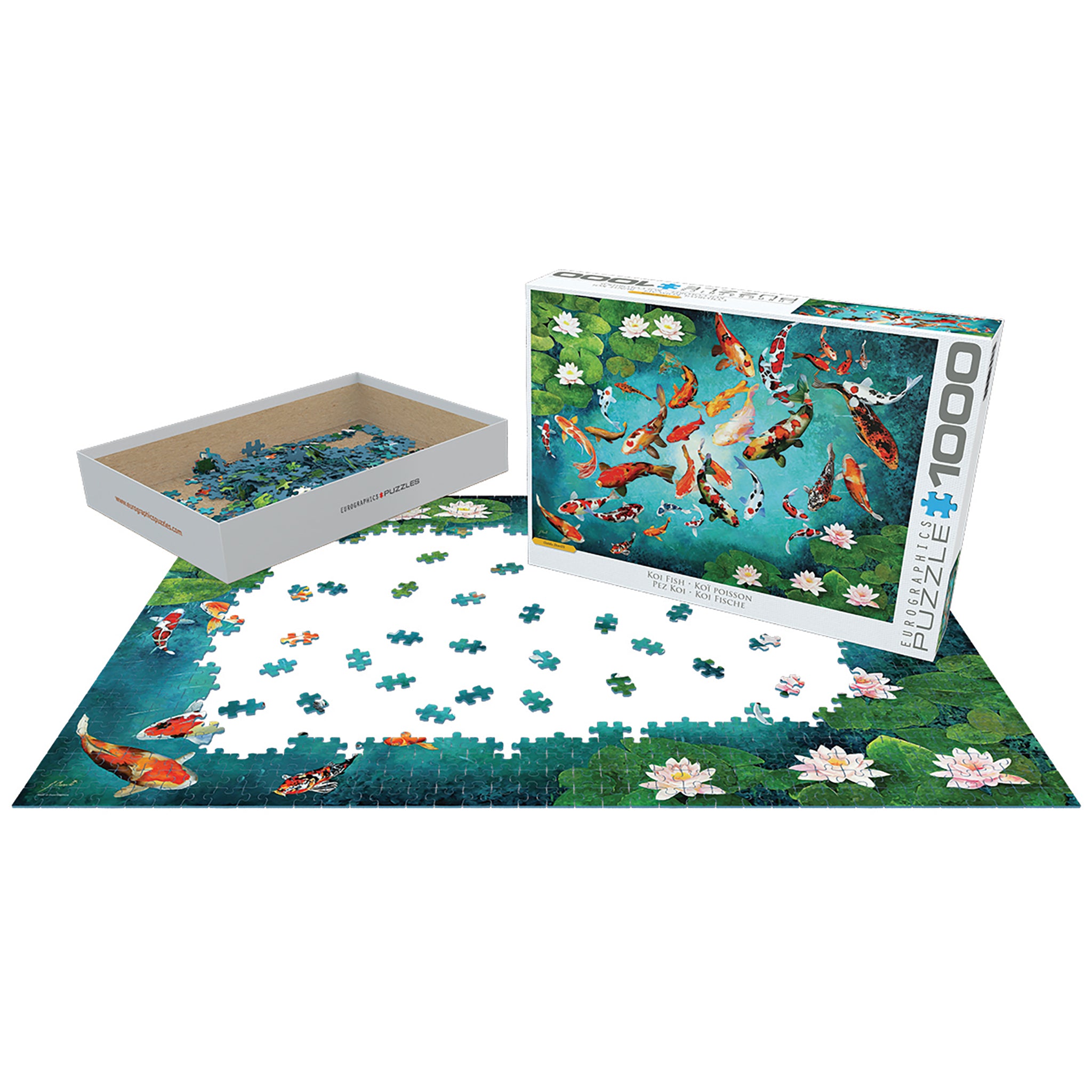 Koi Fish 1000 Piece Puzzle