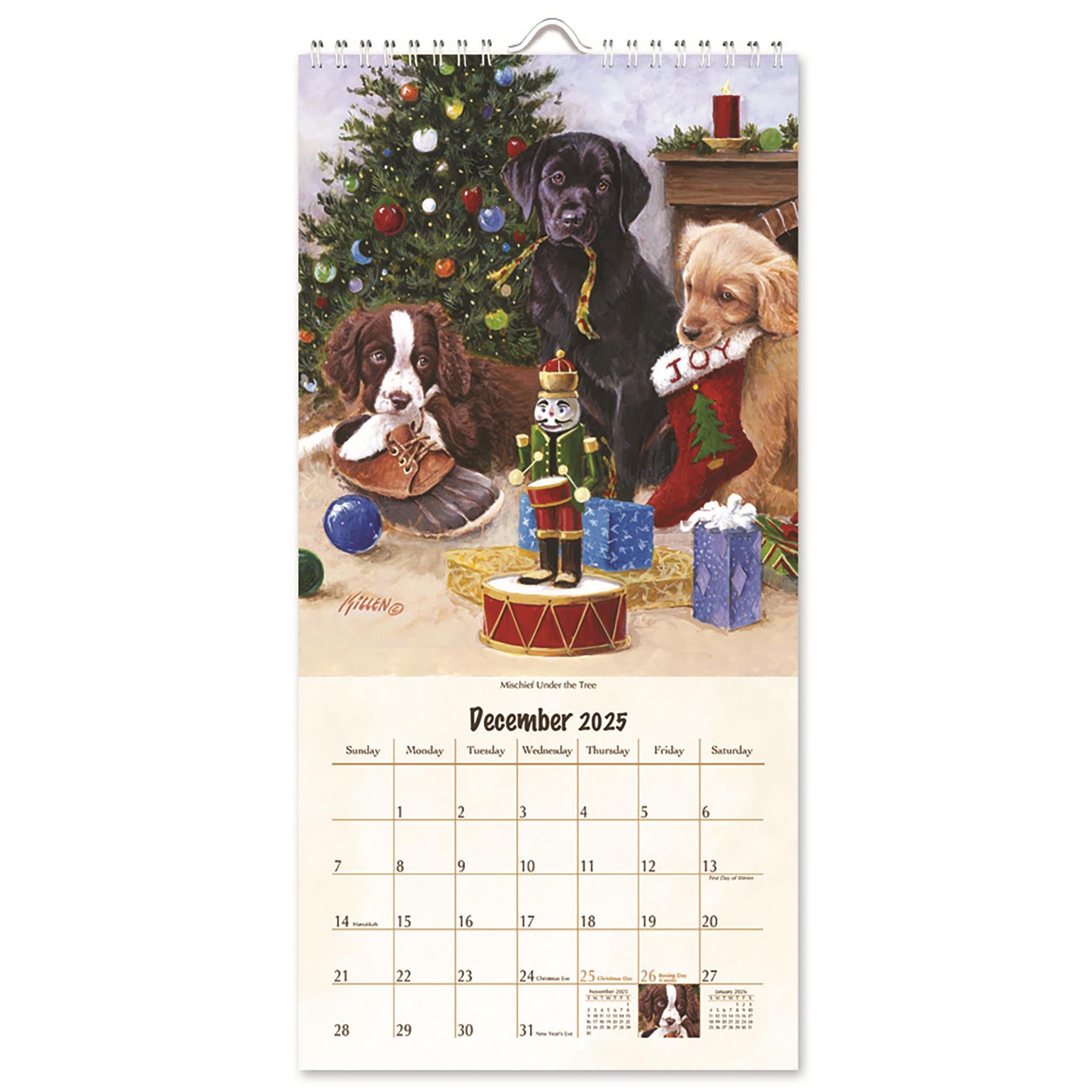 Mans Best Friend Slim 2025 Calendar