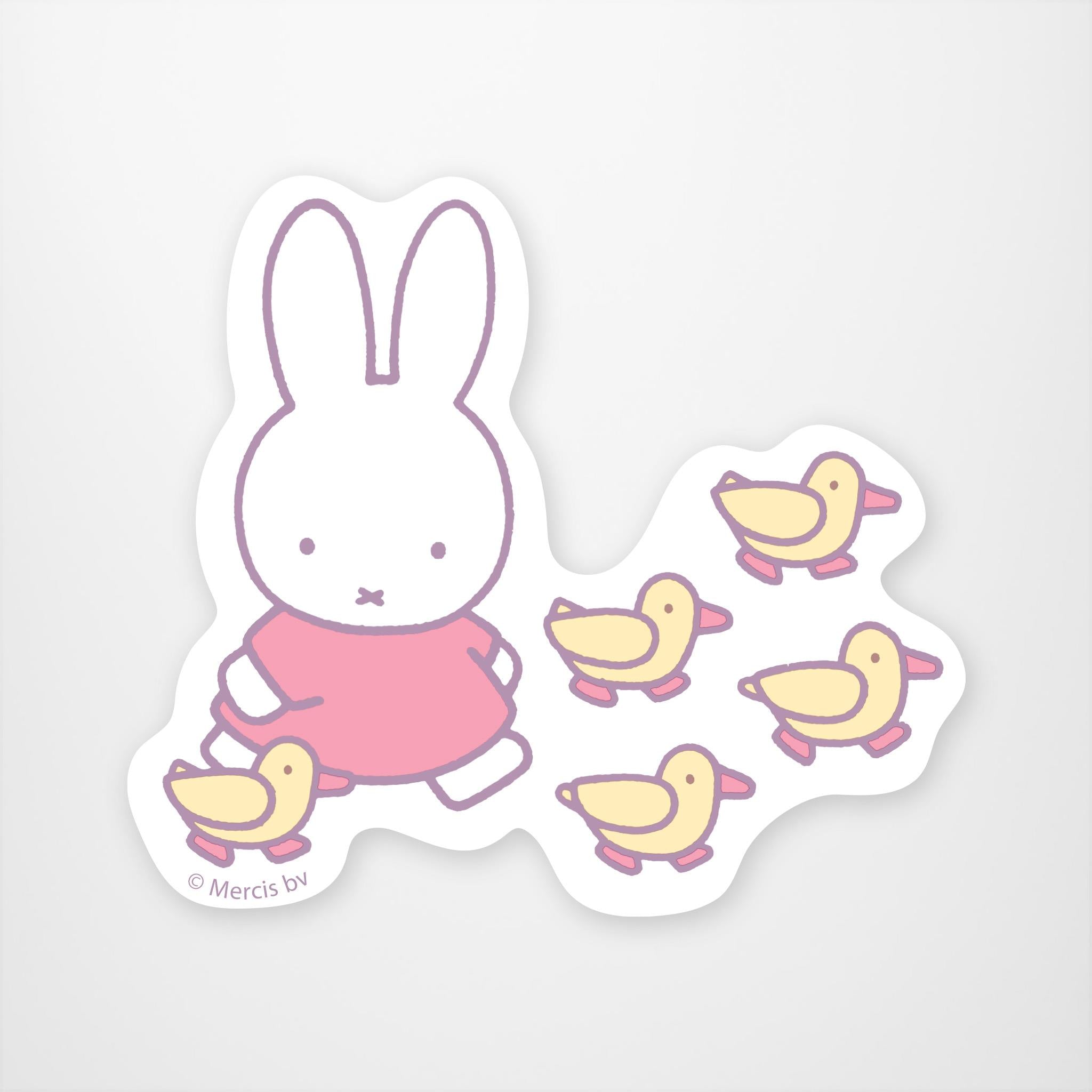 Miffy Ducks Vinyl Sticker