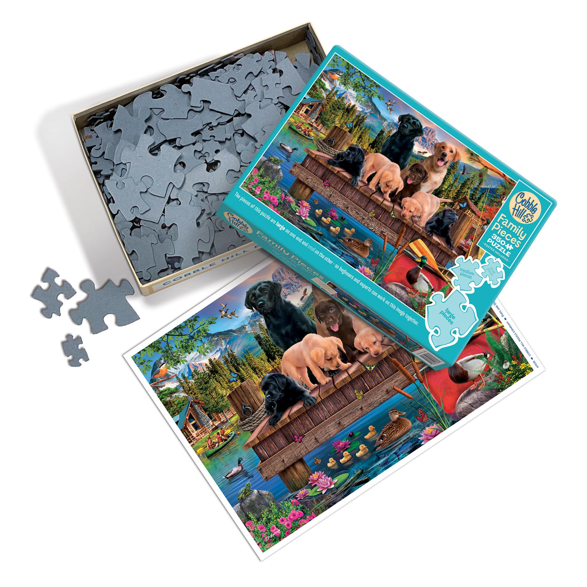 Pups and Ducks 350 Piece Puzzle Cobble Hill