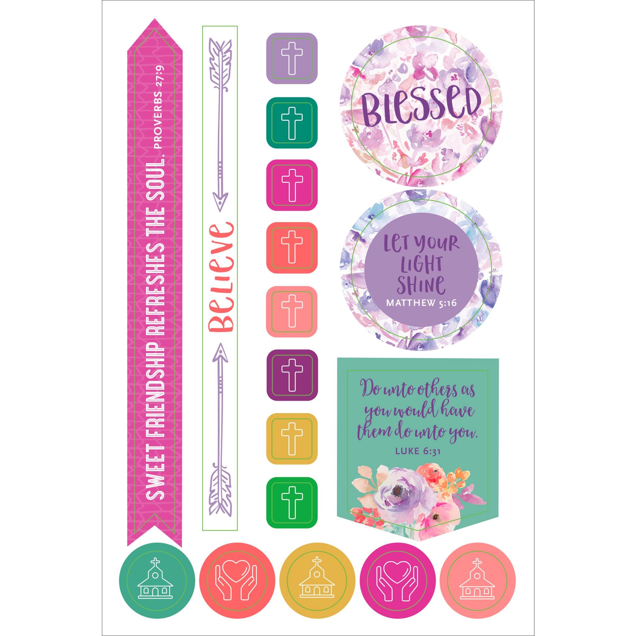 Faith Planner Stickers