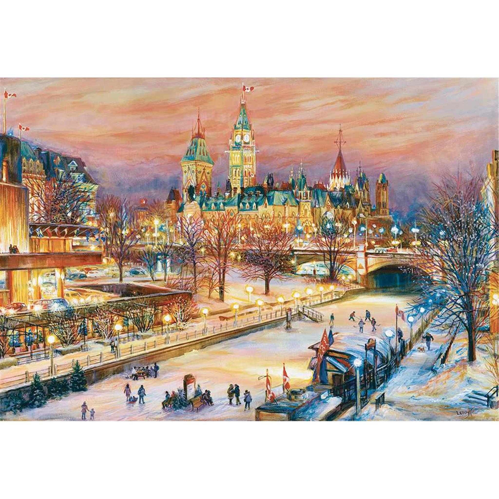 Ottawa Winterlude Festival 1000 Piece Puzzle Ravensburger