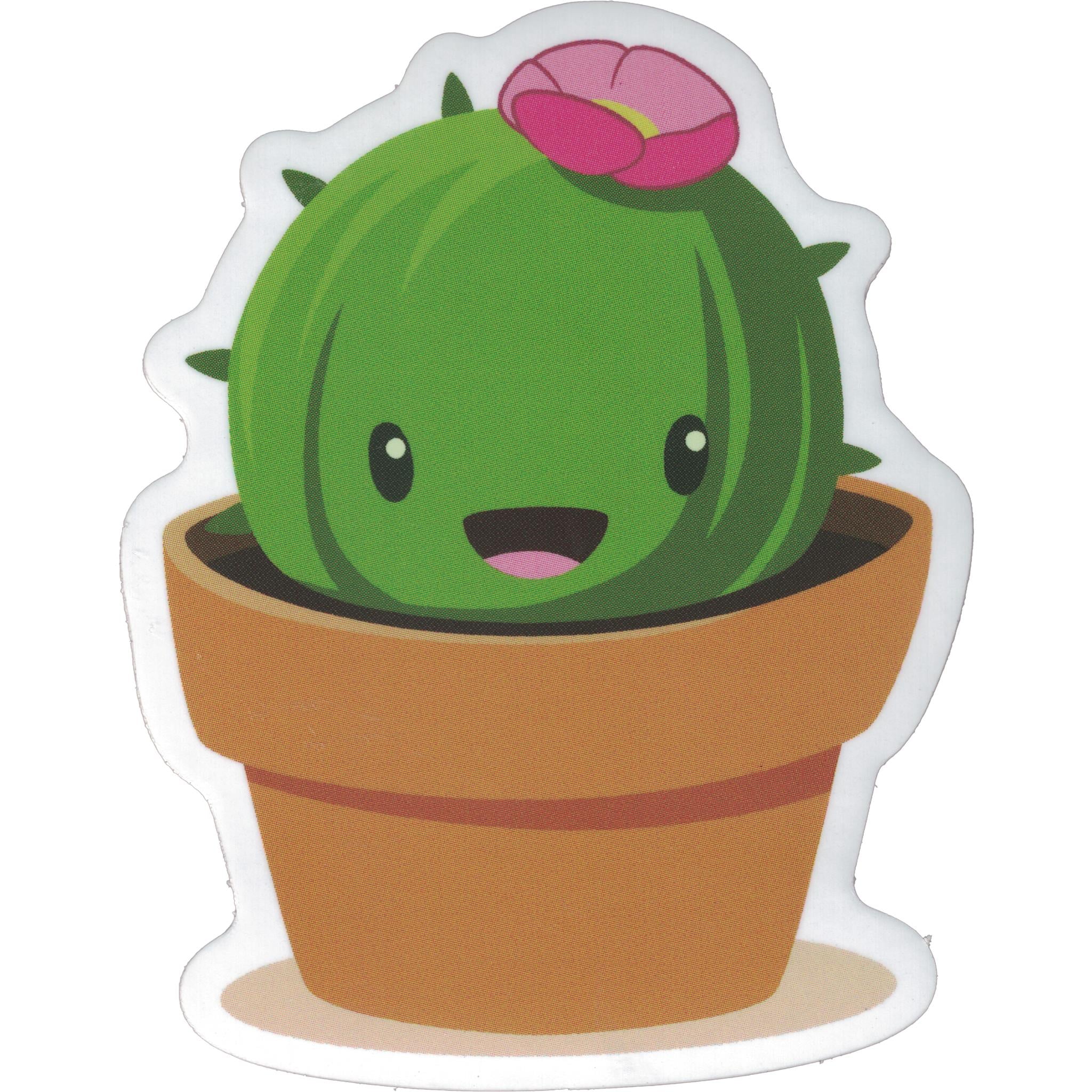 Cute Cactus Vinyl Sticker