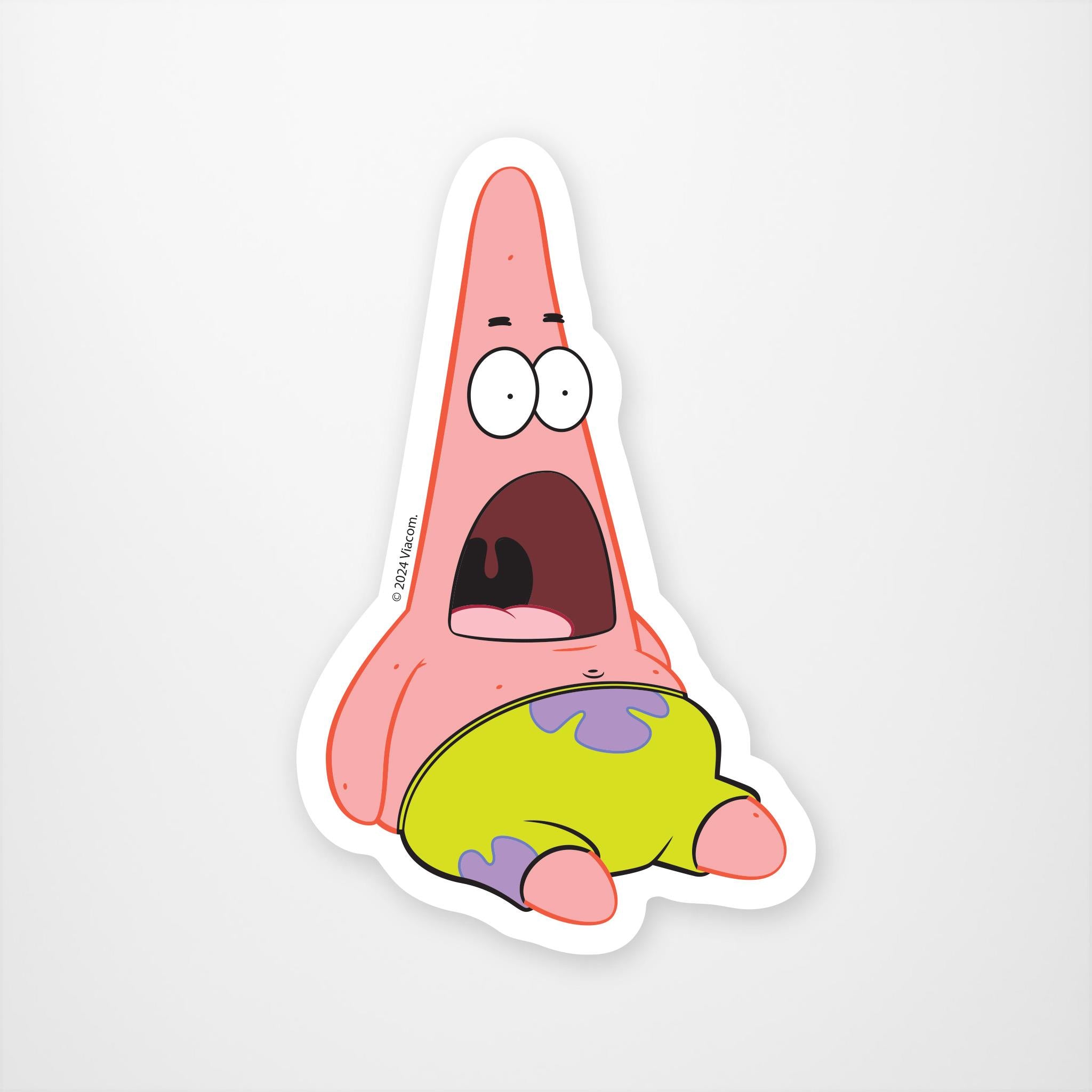 Surprised Patrick  Vinyl Sticker