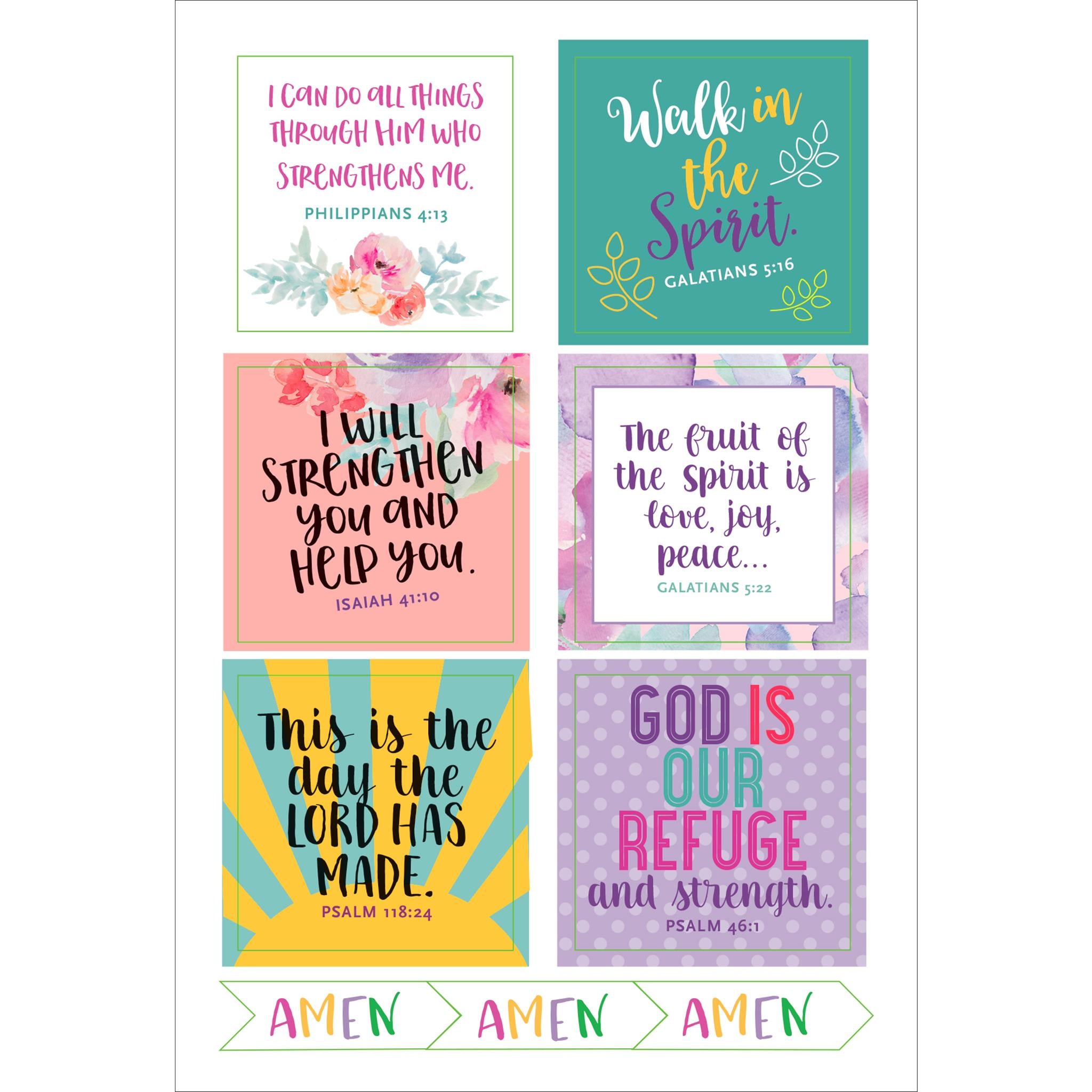 Faith Planner Stickers