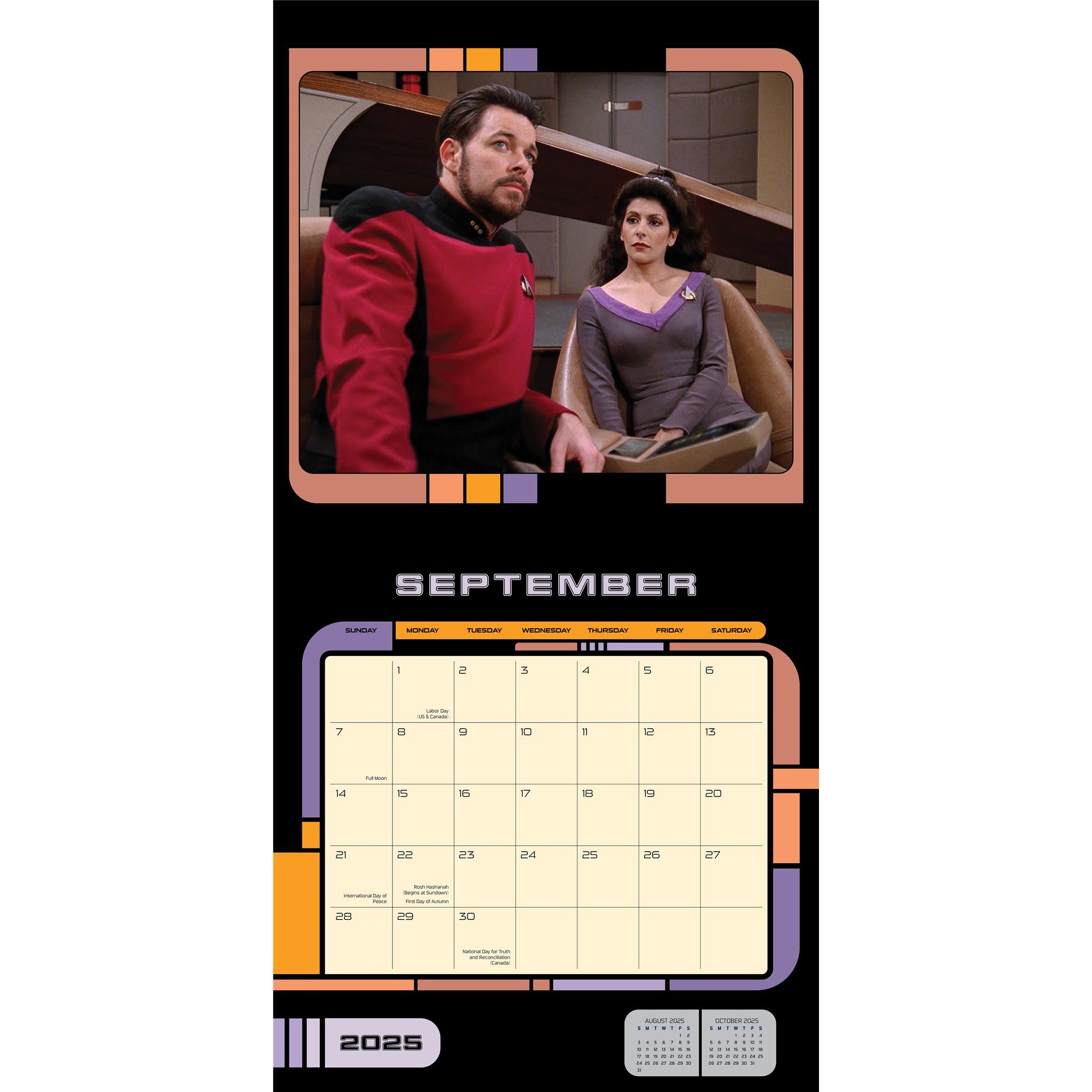 Star Trek The Next Generation Wall 2025 Calendar - Online Exclusive