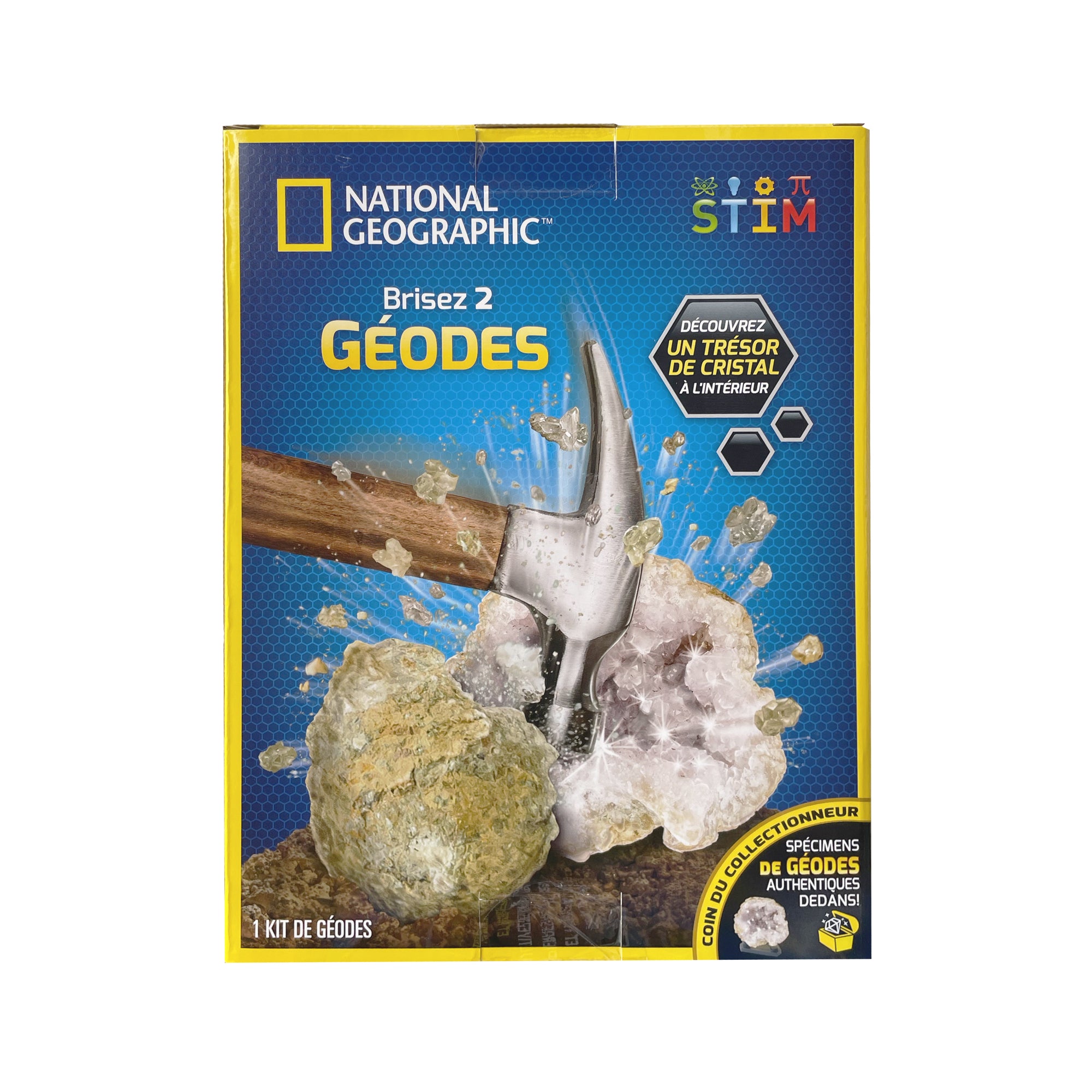 National Geographic Break Open 2 Real Geodes