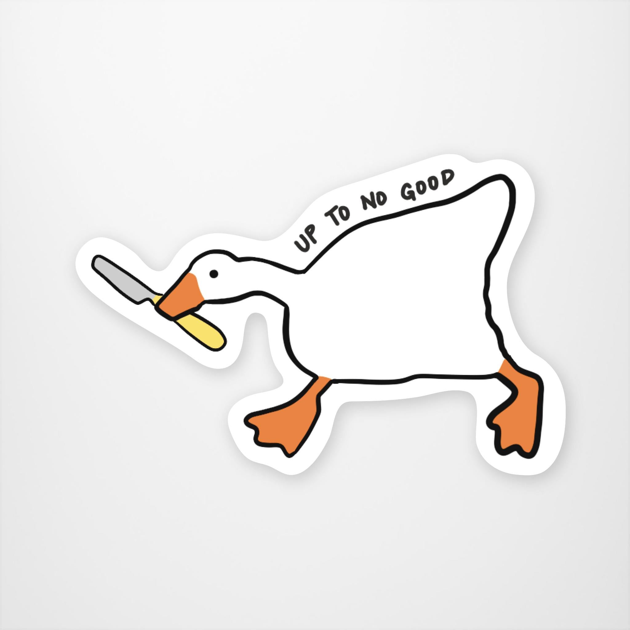 Untitled Goose Game  Vinyl Sticker