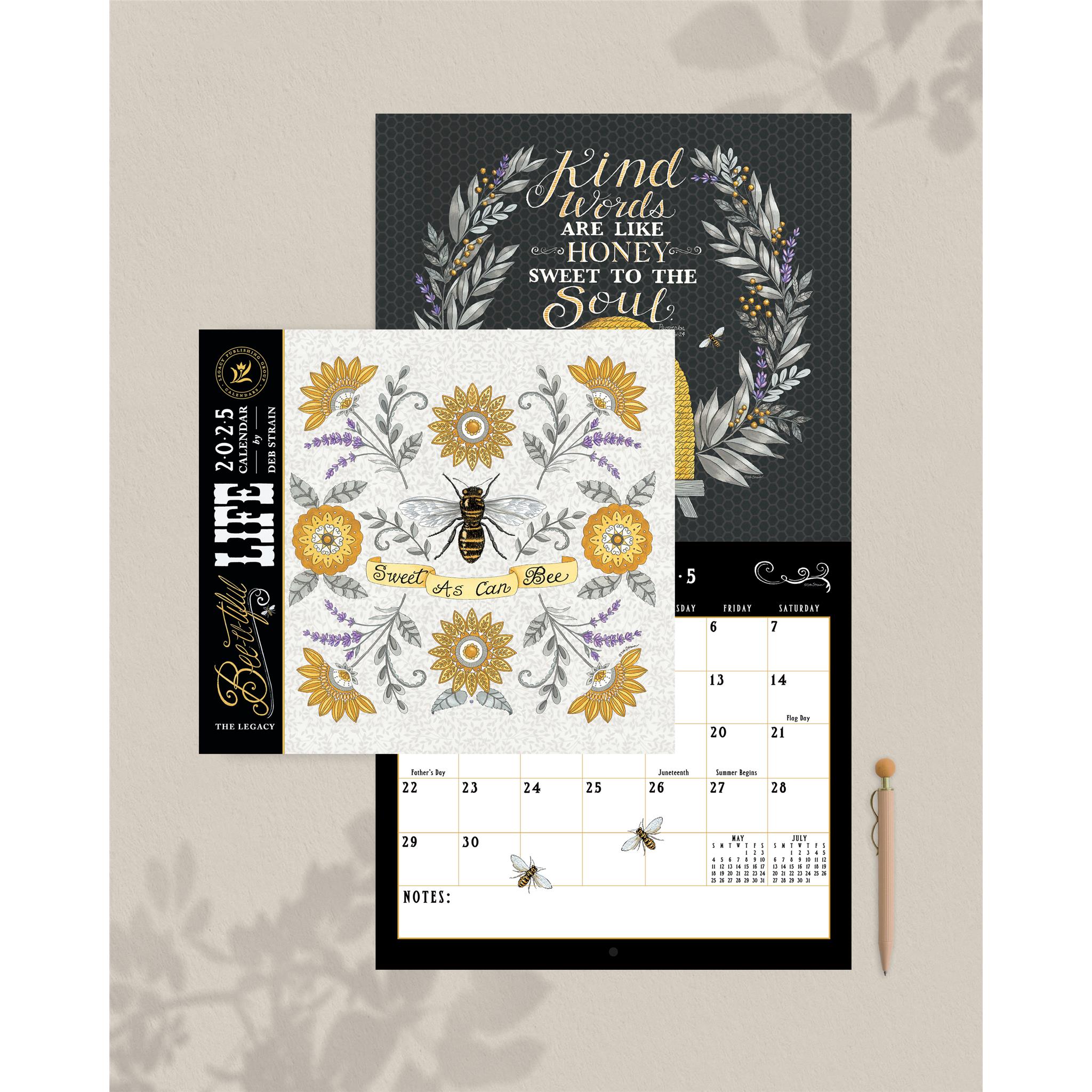 Beeutiful Life Wall 2025 Calendar - Online Exclusive