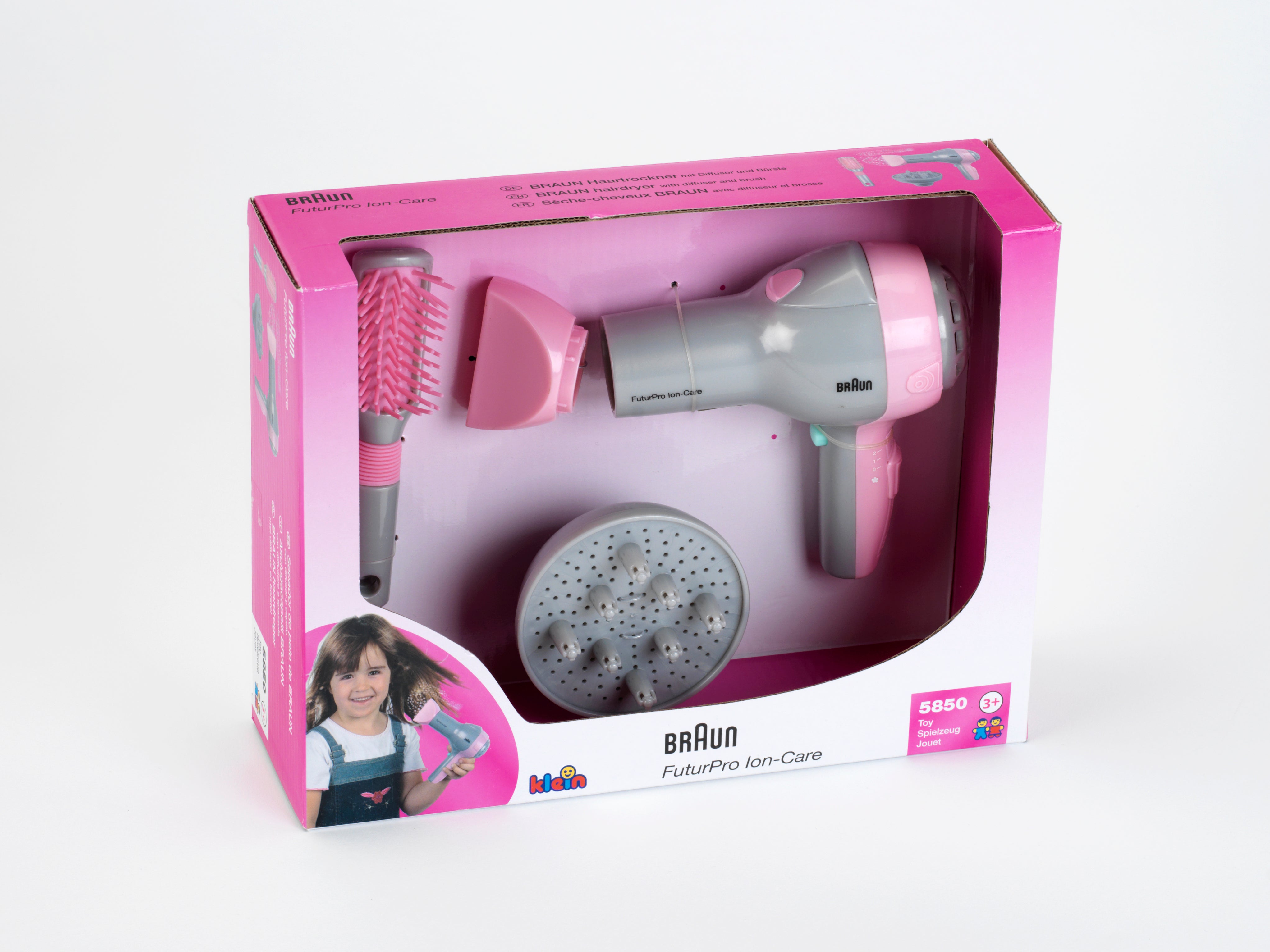 Braun Hairdryer with Brush