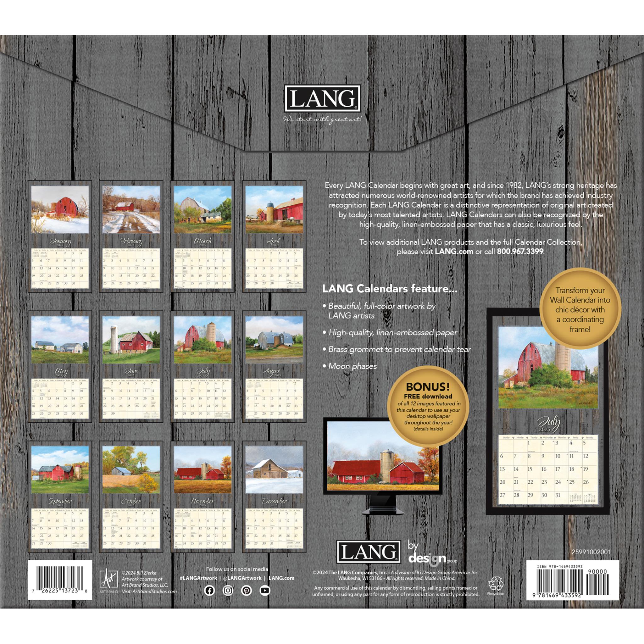 On The Farm Wall 2025 Calendar - Online Exclusive