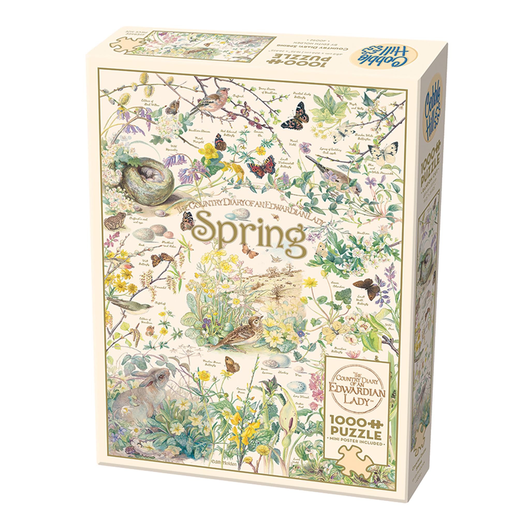 Country Diary Spring 1000 Piece Puzzle Cobble Hill