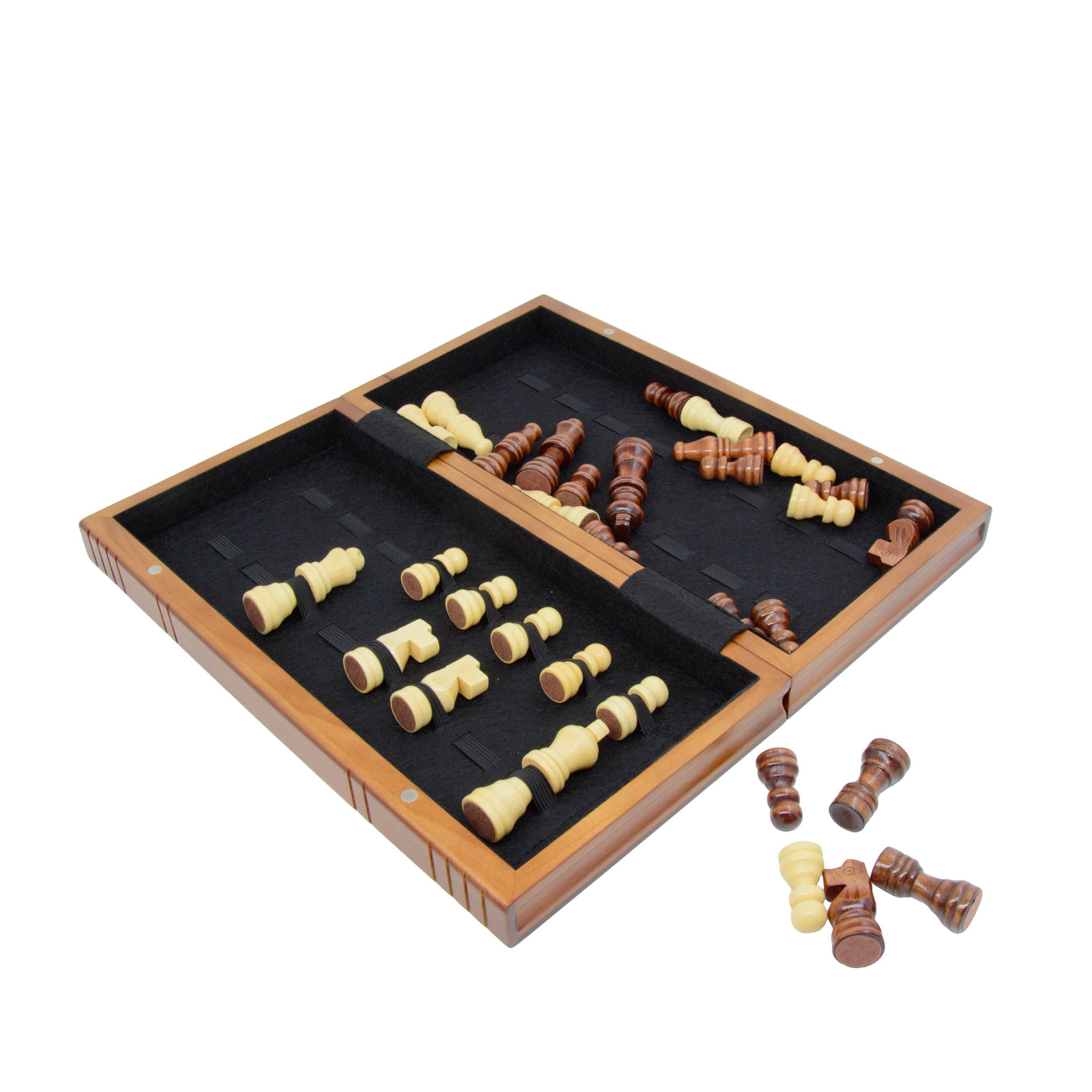 Small Wood Chess Game