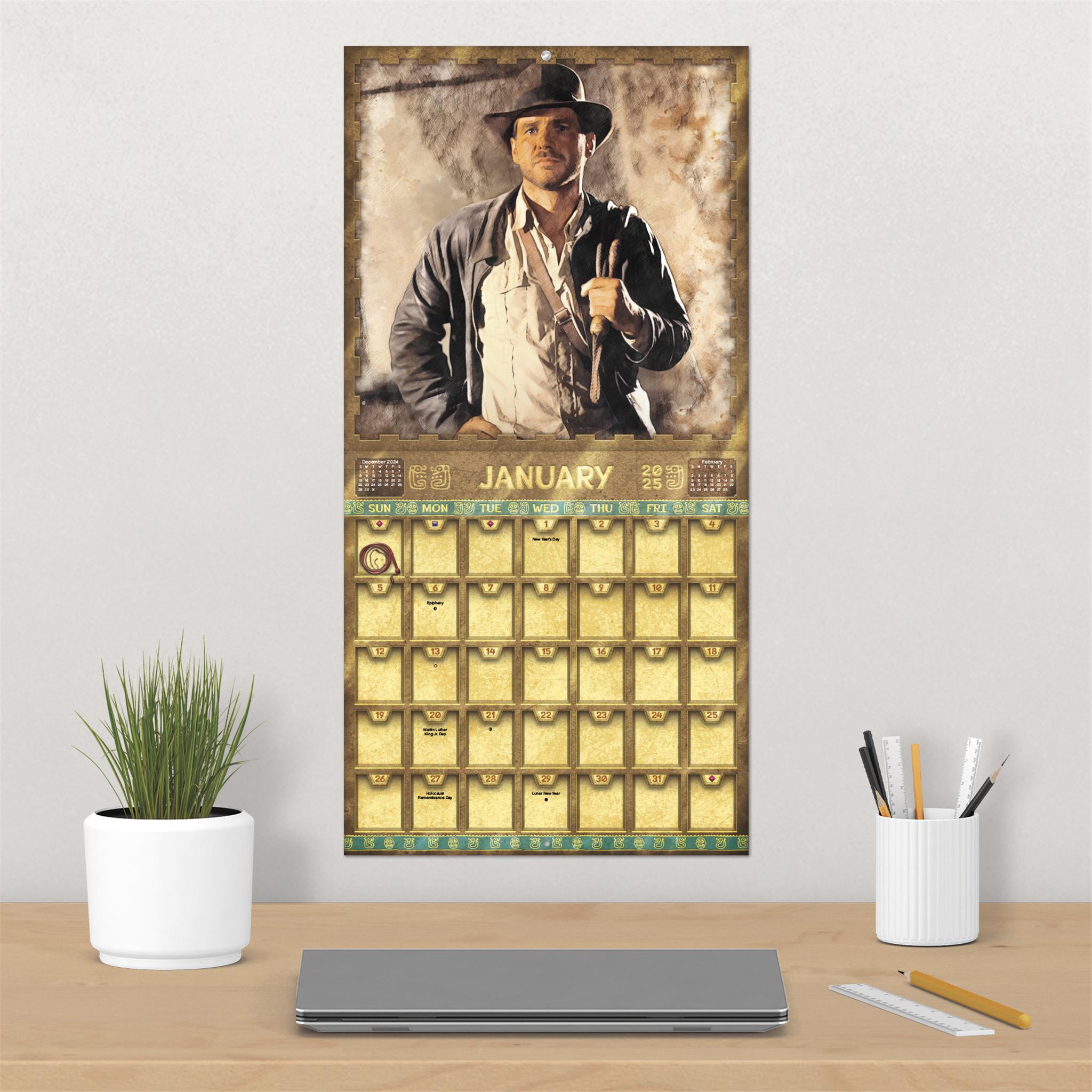 Indiana Jones Classic Wall 2025 Calendar - Online Exclusive