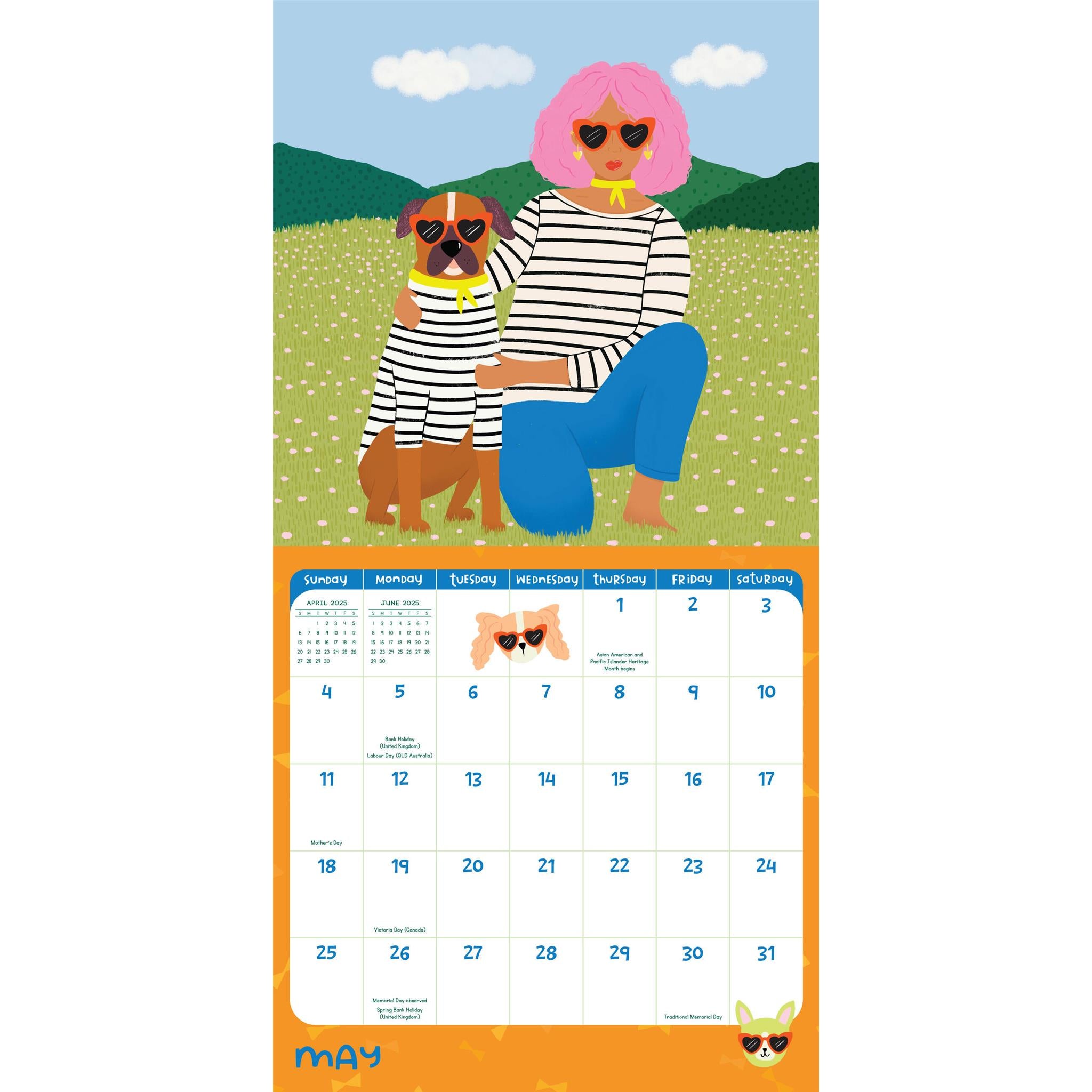 Dog Mom Wall 2025 Calendar - Online Exclusive