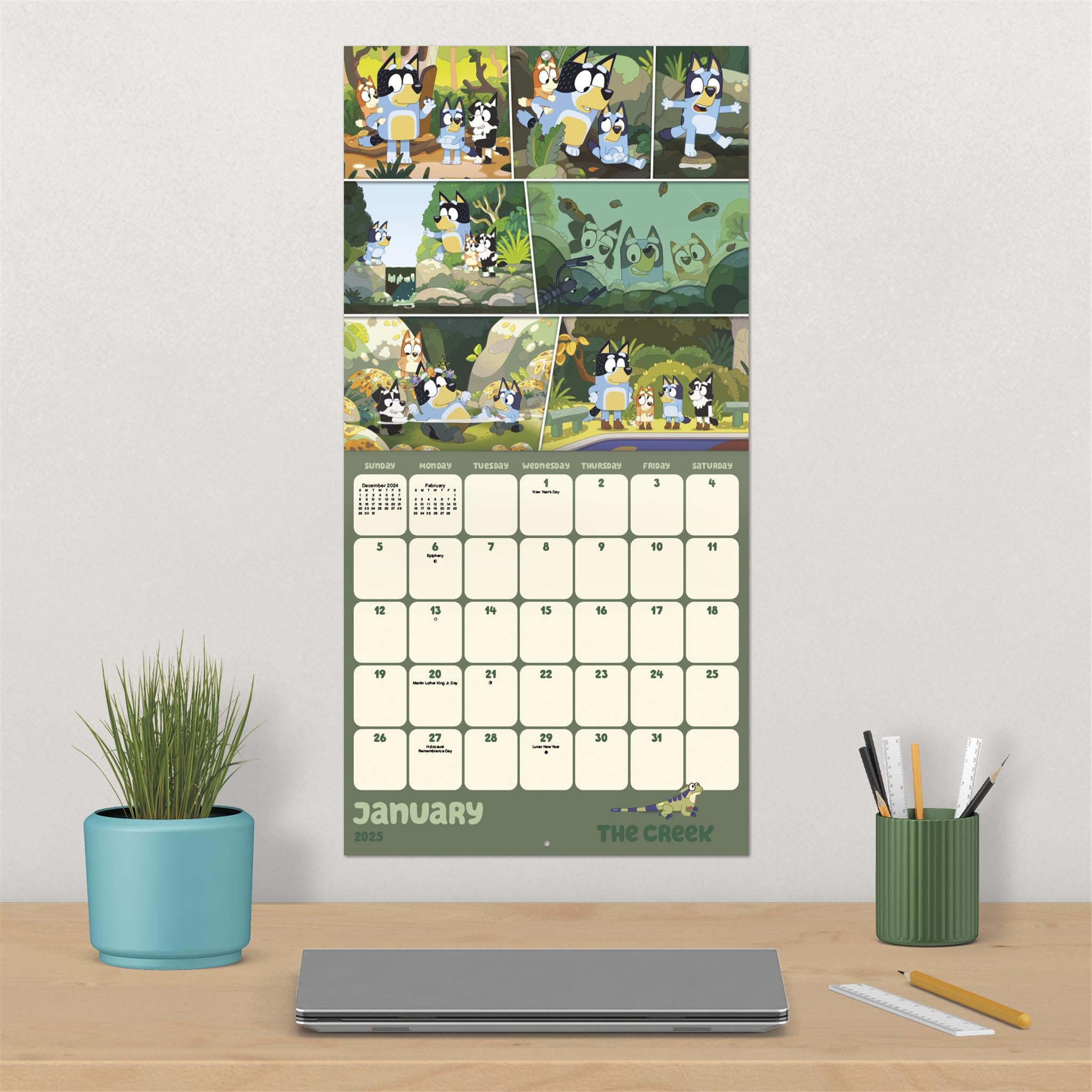 Bluey Wall 2025 Calendar - Online Exclusive