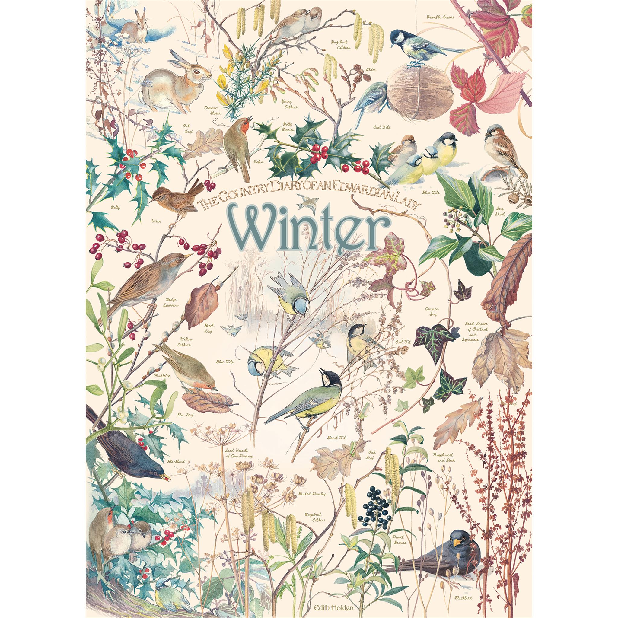 Country Diary: Winter 1000 Piece Puzzle Cobble Hill