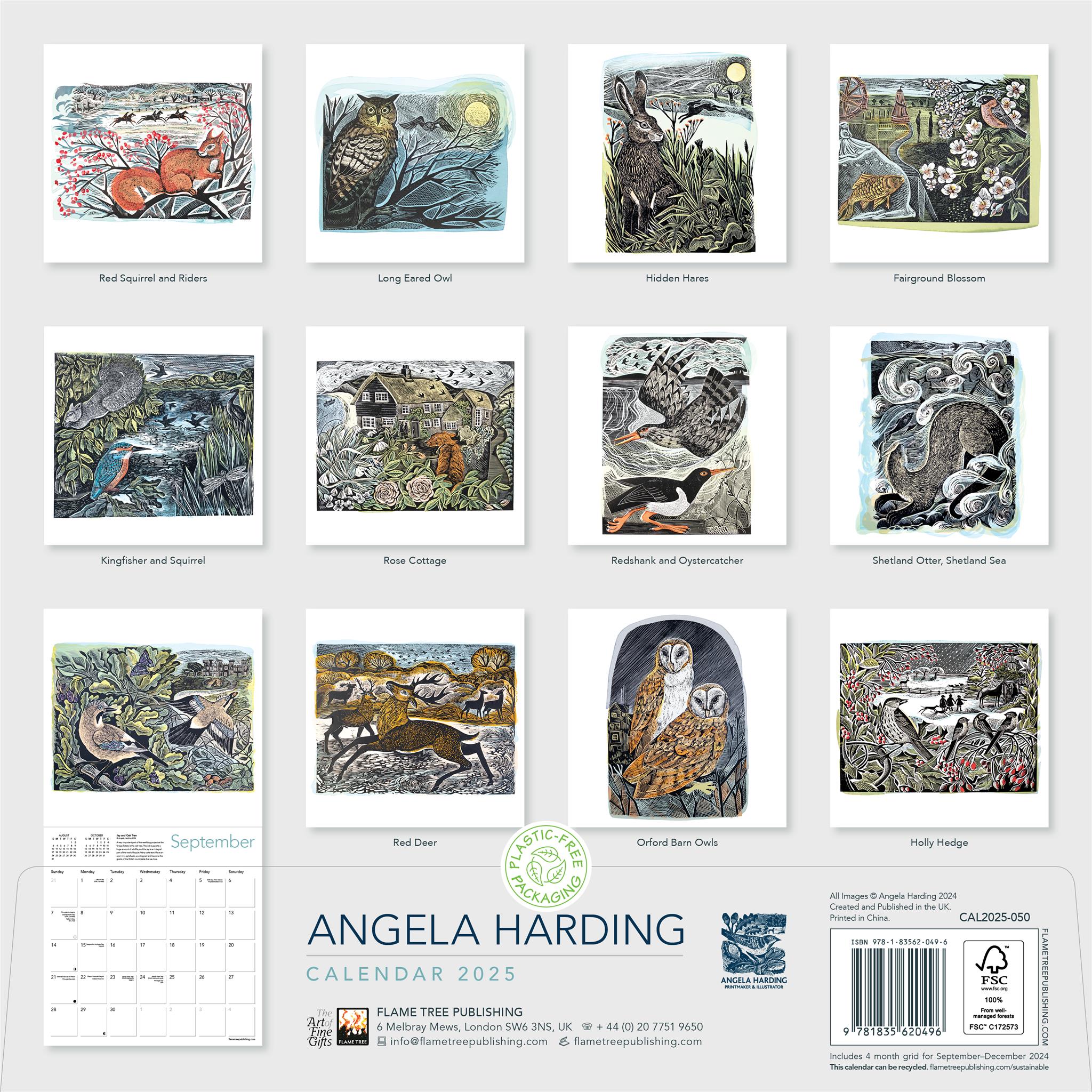 Angela Harding Wall 2025 Calendar - Online Exclusive