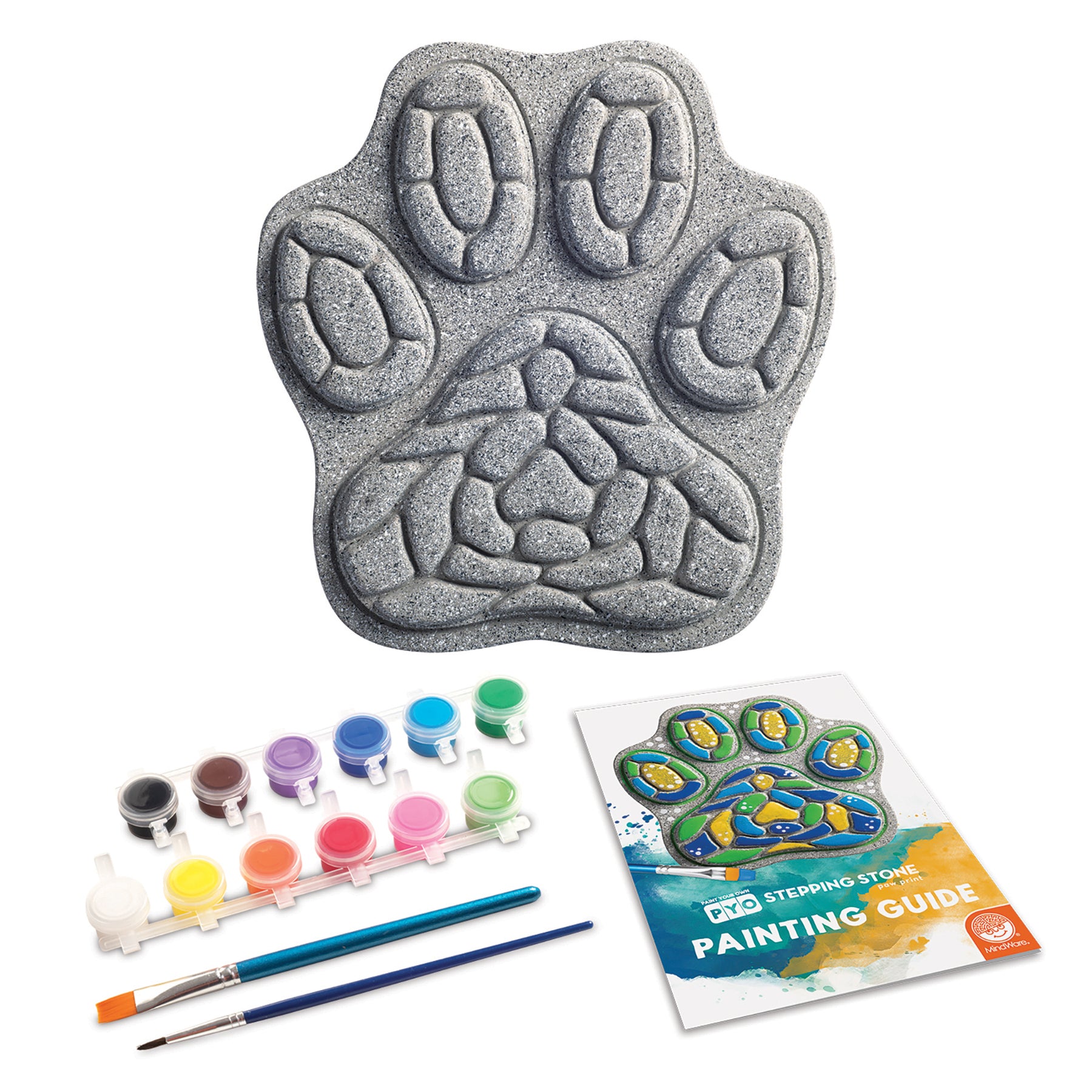 Paint Your Own Stepping Stone - Paw Print