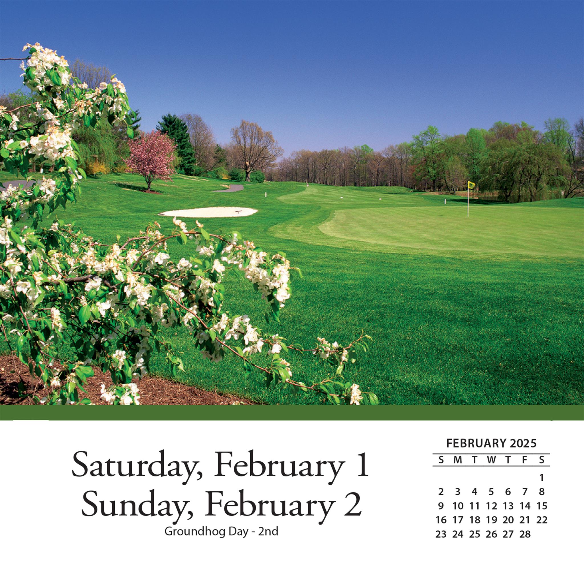 Golf Courses Box 2025 Calendar