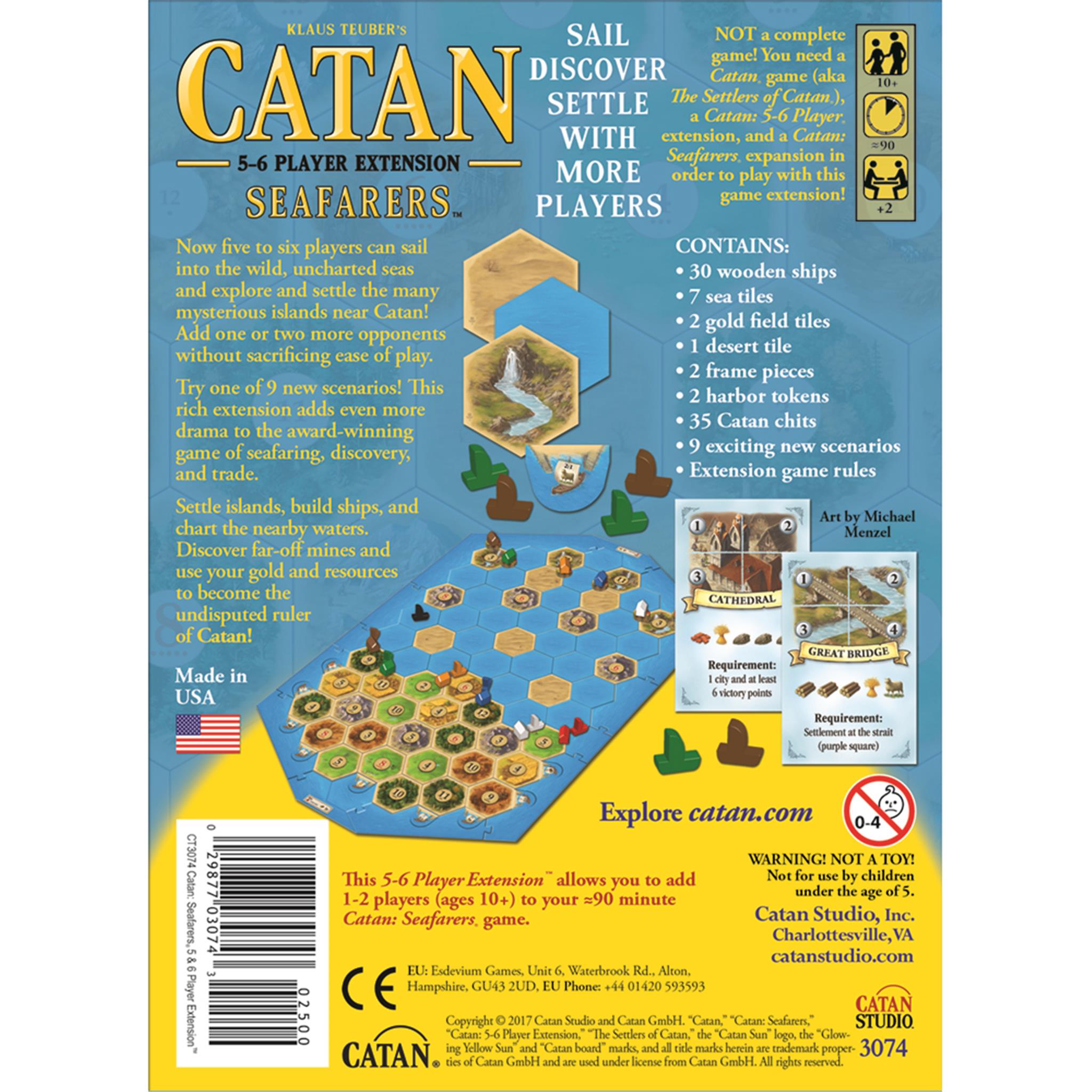 Klaus Teuber’s Catan 5th Edition With Seafarers Extension (CN3071 retailer & 3073)