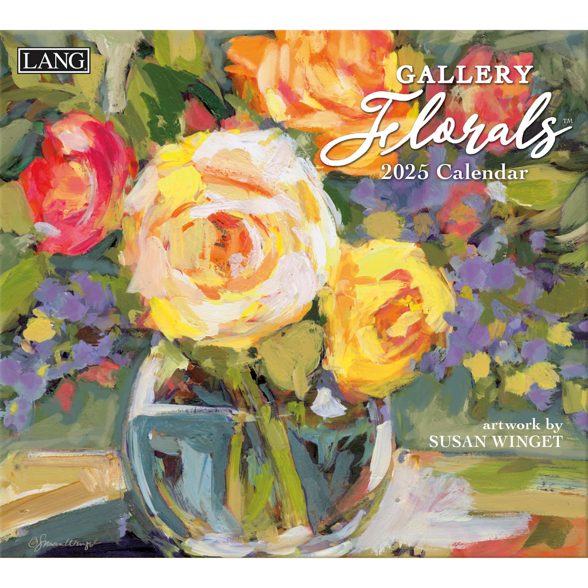 Gallery Florals Wall 2025 Calendar - Online Exclusive