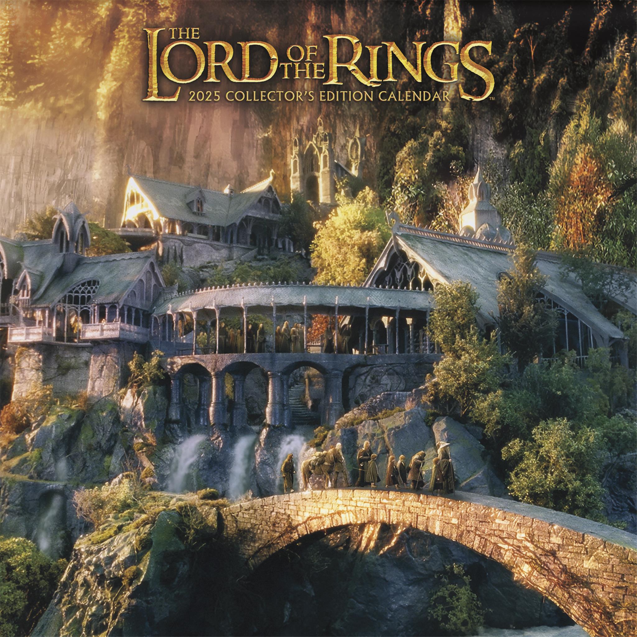 The Lord Of The Rings Collectors Edition Wall 2025 Calendar - Online Exclusive