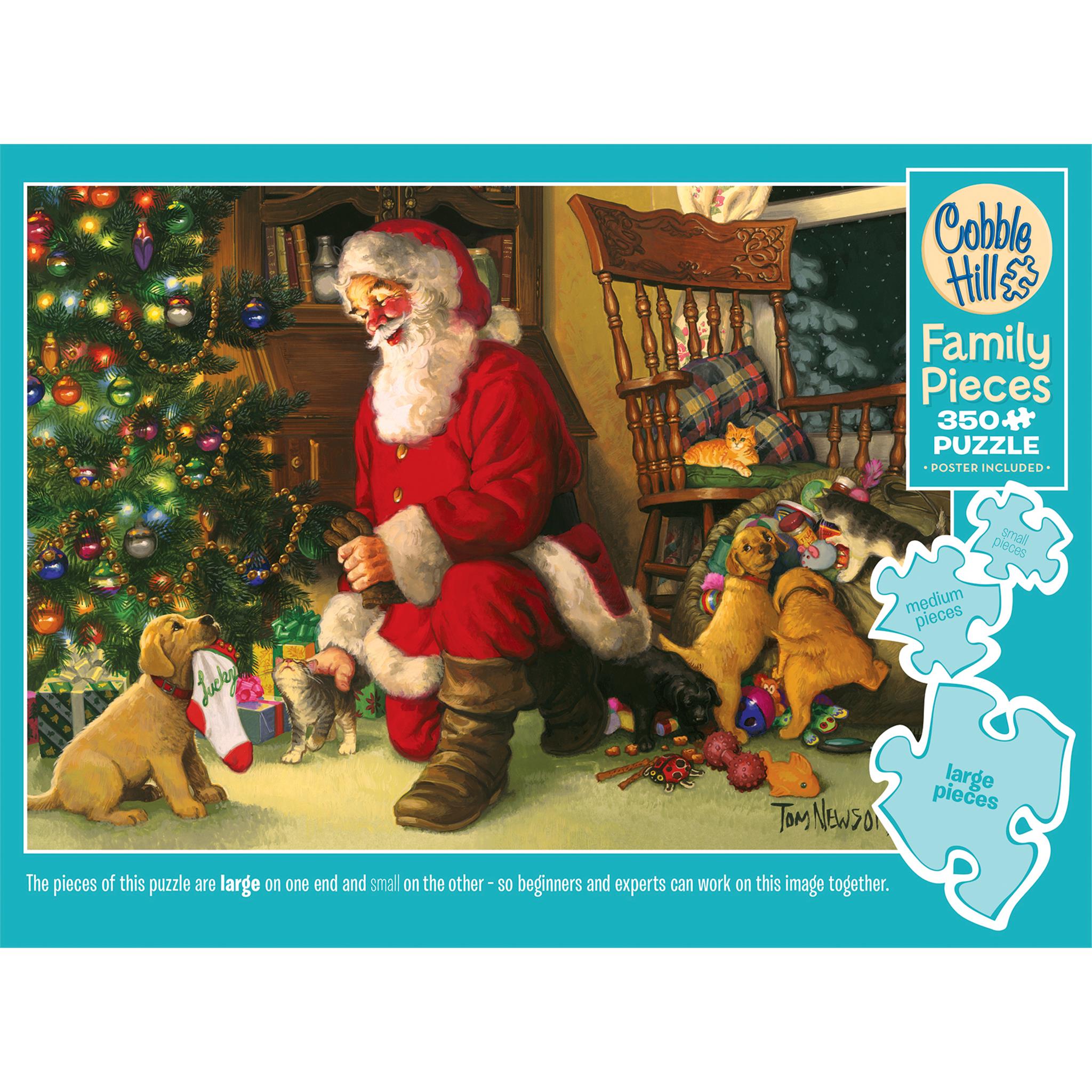 Santa's Lucky Stockings 350 Piece Puzzle Cobble Hill