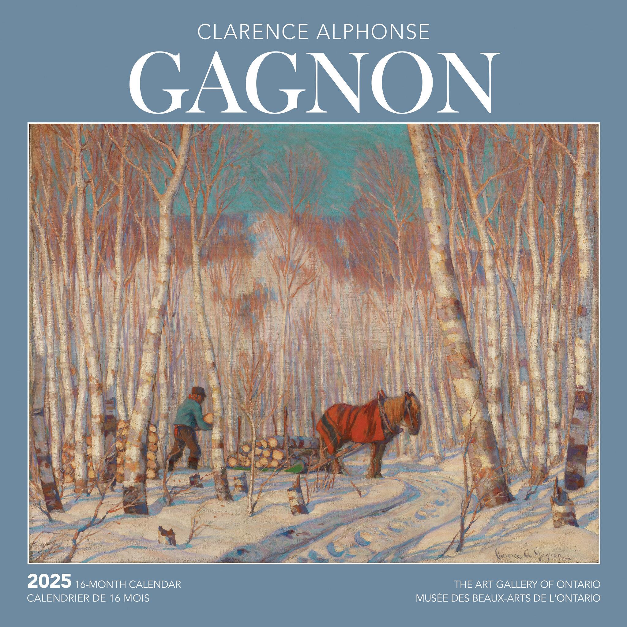 Clarence Gagnon Wall 2025 Calendar