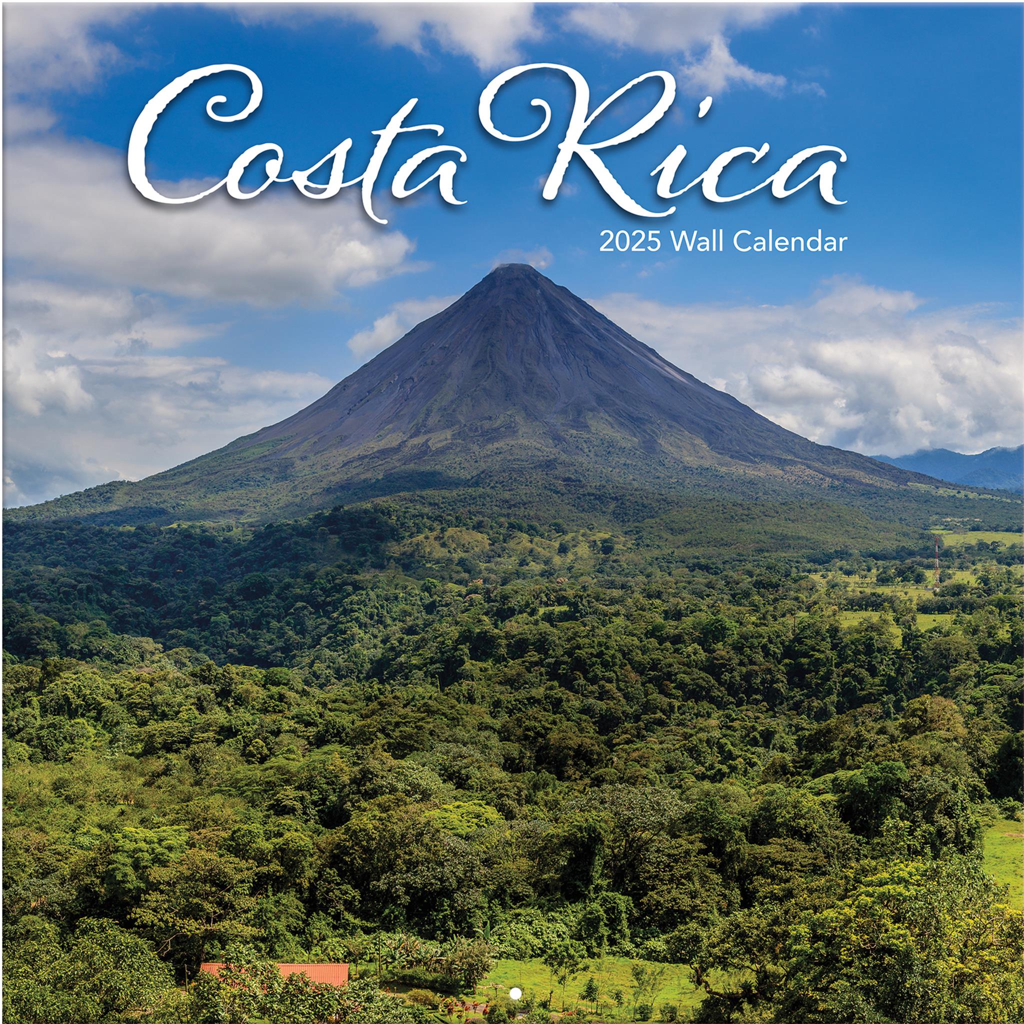 Costa Rica Wall 2025 Calendar