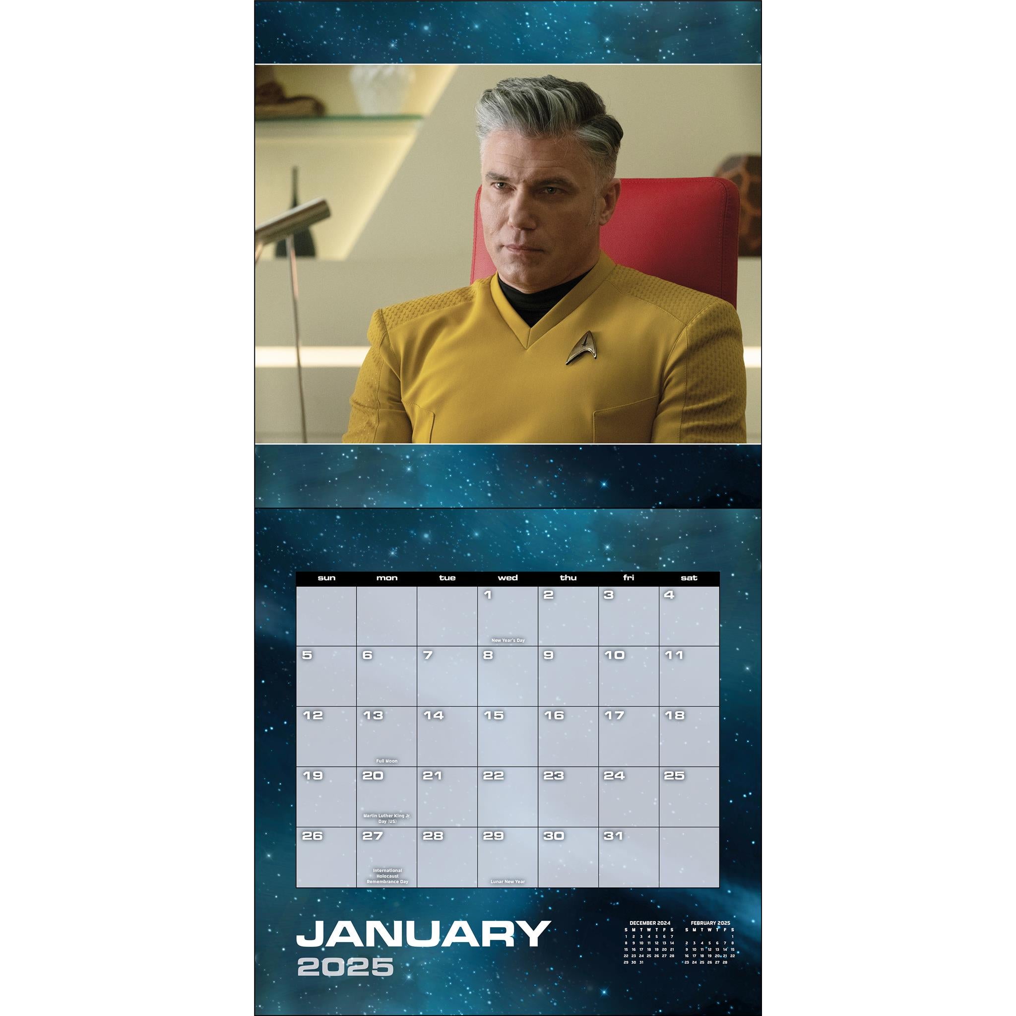 Star Trek Strange New Worlds Wall 2025 Calendar - Online Exclusive