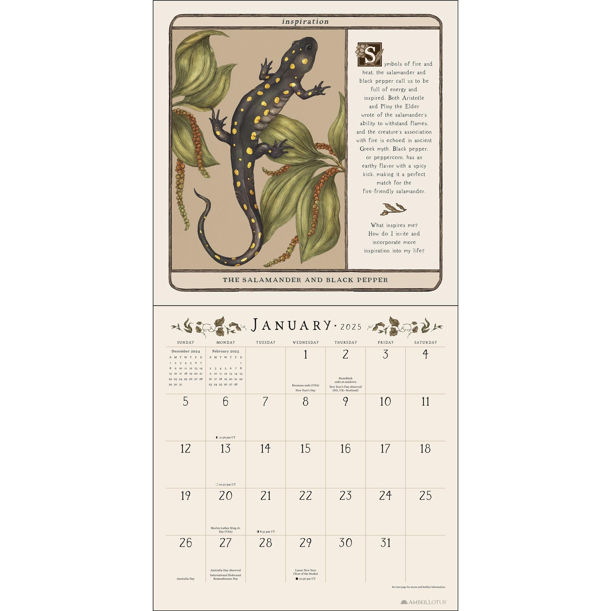 Woodland Wardens Wall 2025 Calendar - Online Exclusive