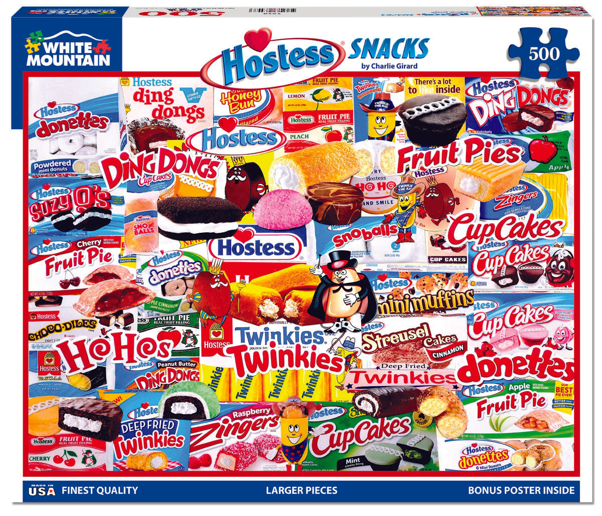 Hostess Snacks 500 Piece Puzzle - Online Exclusive