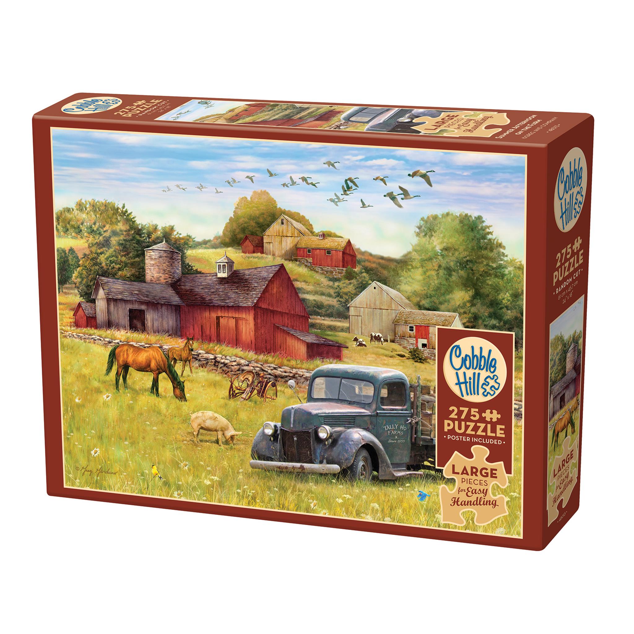 Summer Afternoon on the Farm 275 Piece Puzzle Cobble Hill product image