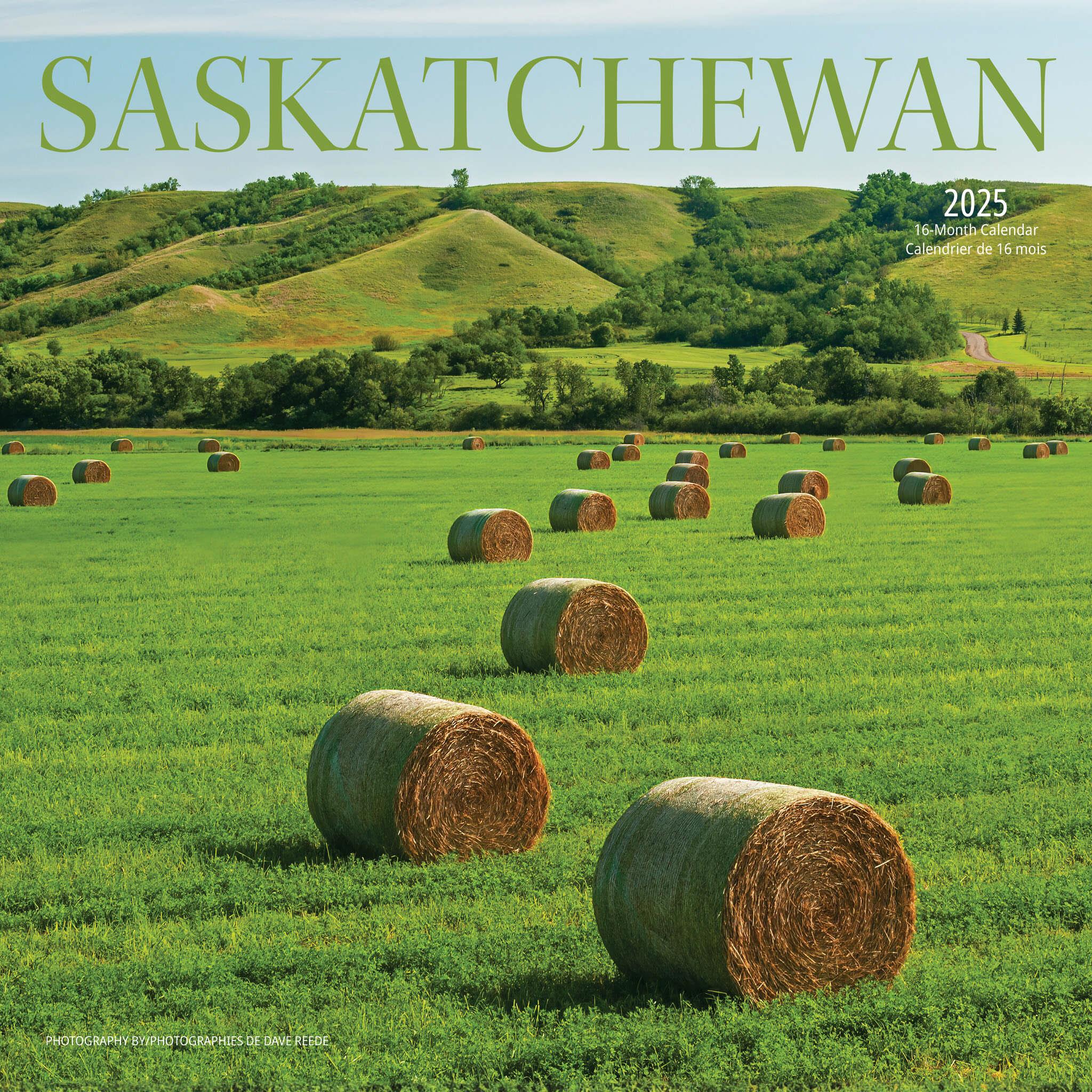 Saskatchewan Wall 2025 Calendar