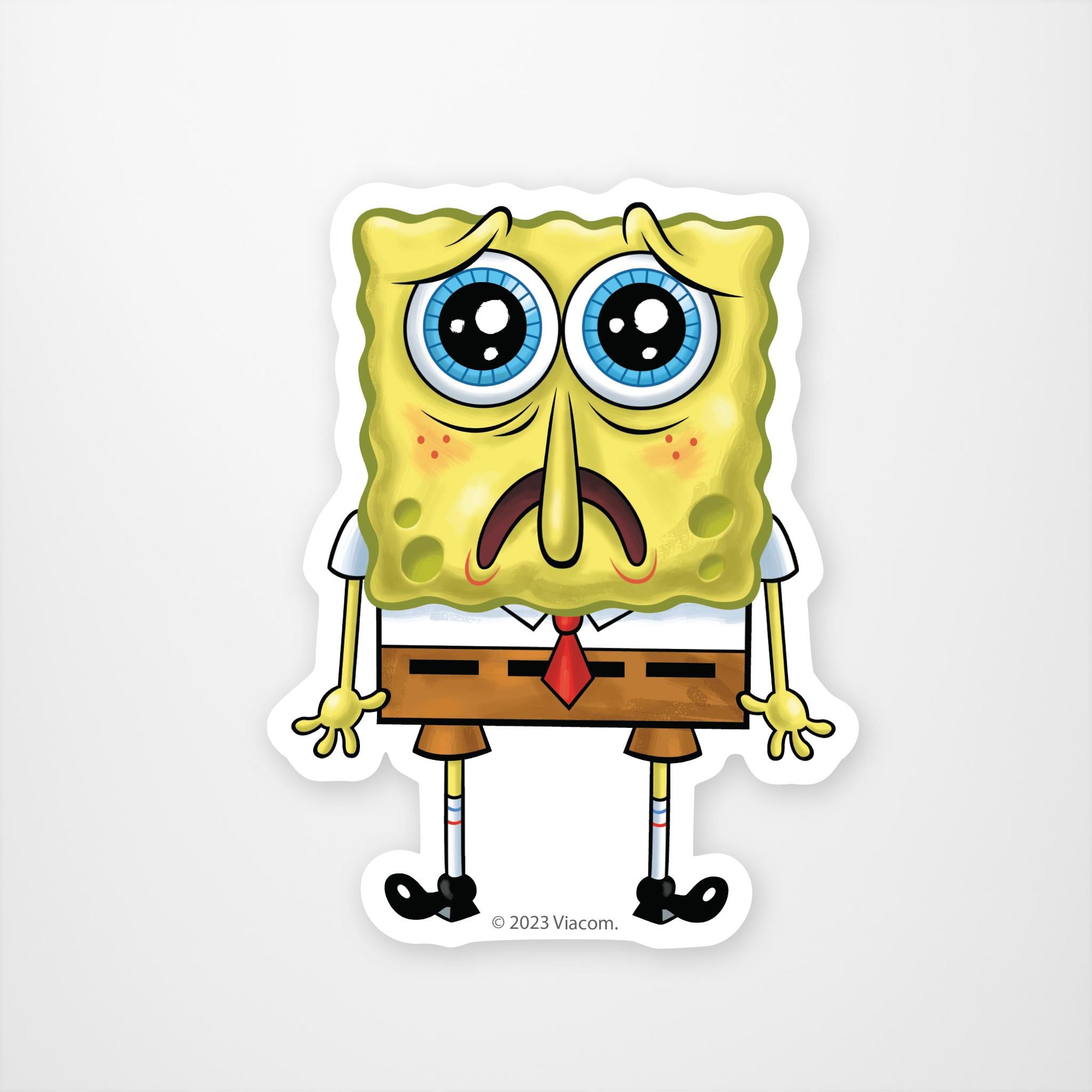 Spongebob Sad Vinyl Sticker