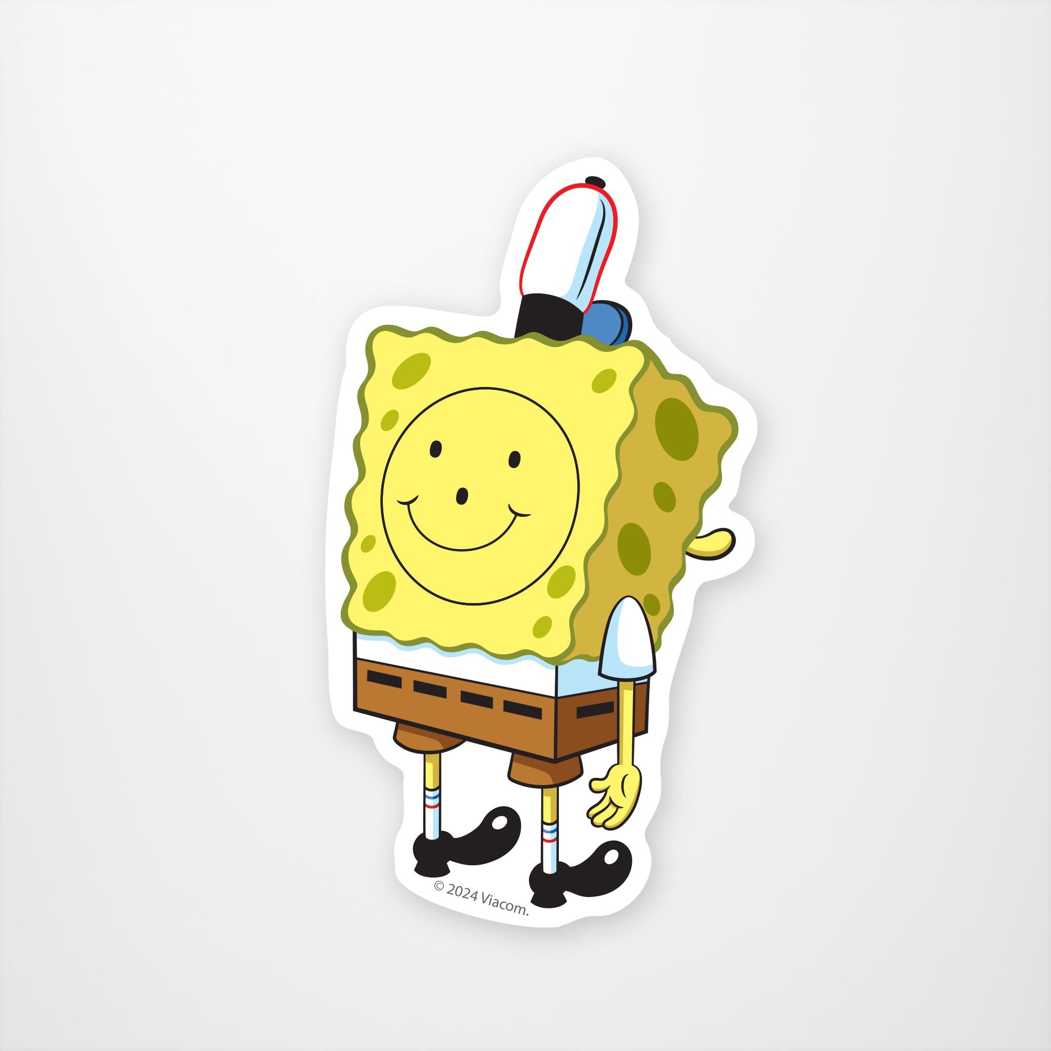 Spongebob Sad Vinyl Sticker