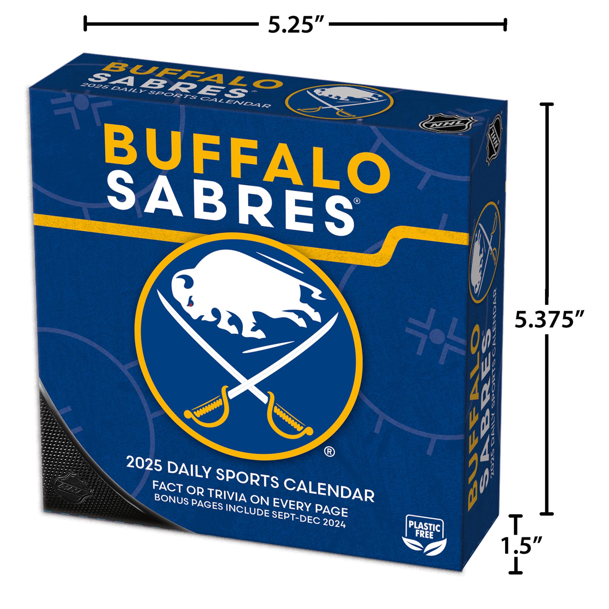 NHL Buffalo Sabres Box 2025 Calendar - Online Exclusive