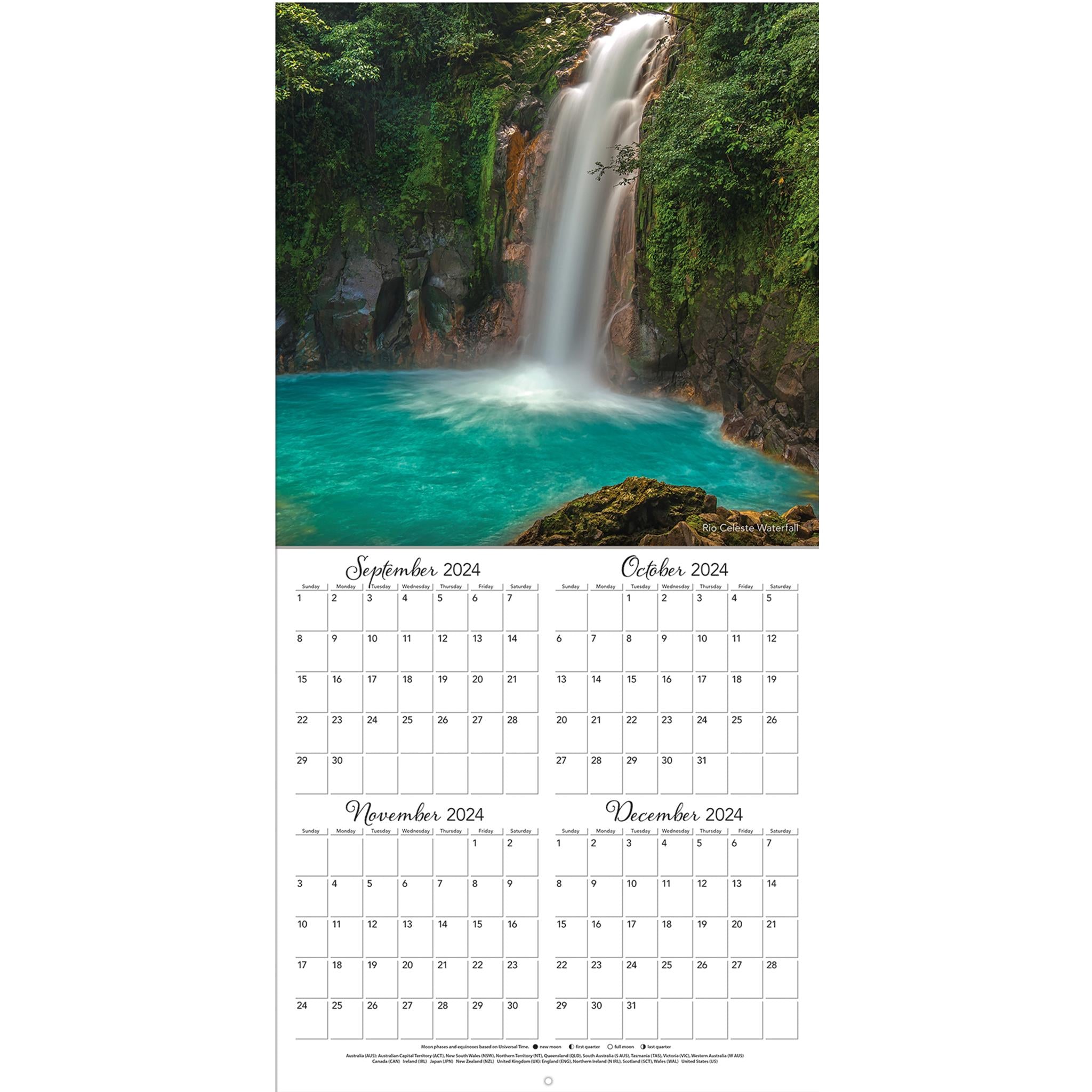 Costa Rica Wall 2025 Calendar