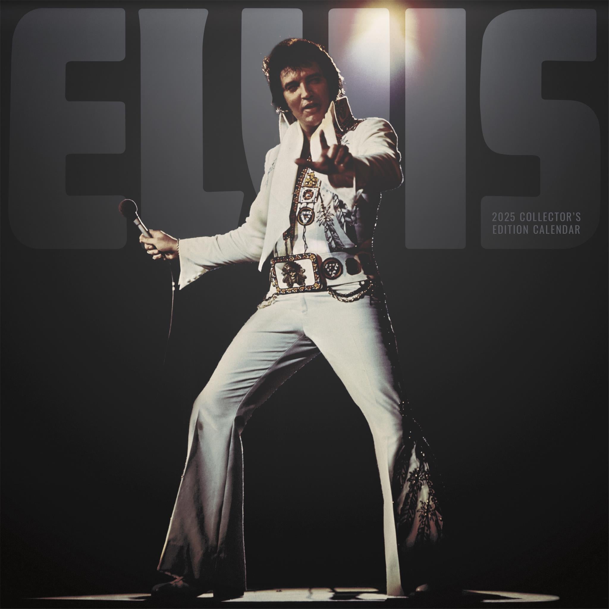 Elvis Presley Collectors Edition Wall 2025 Calendar - Online Exclusive