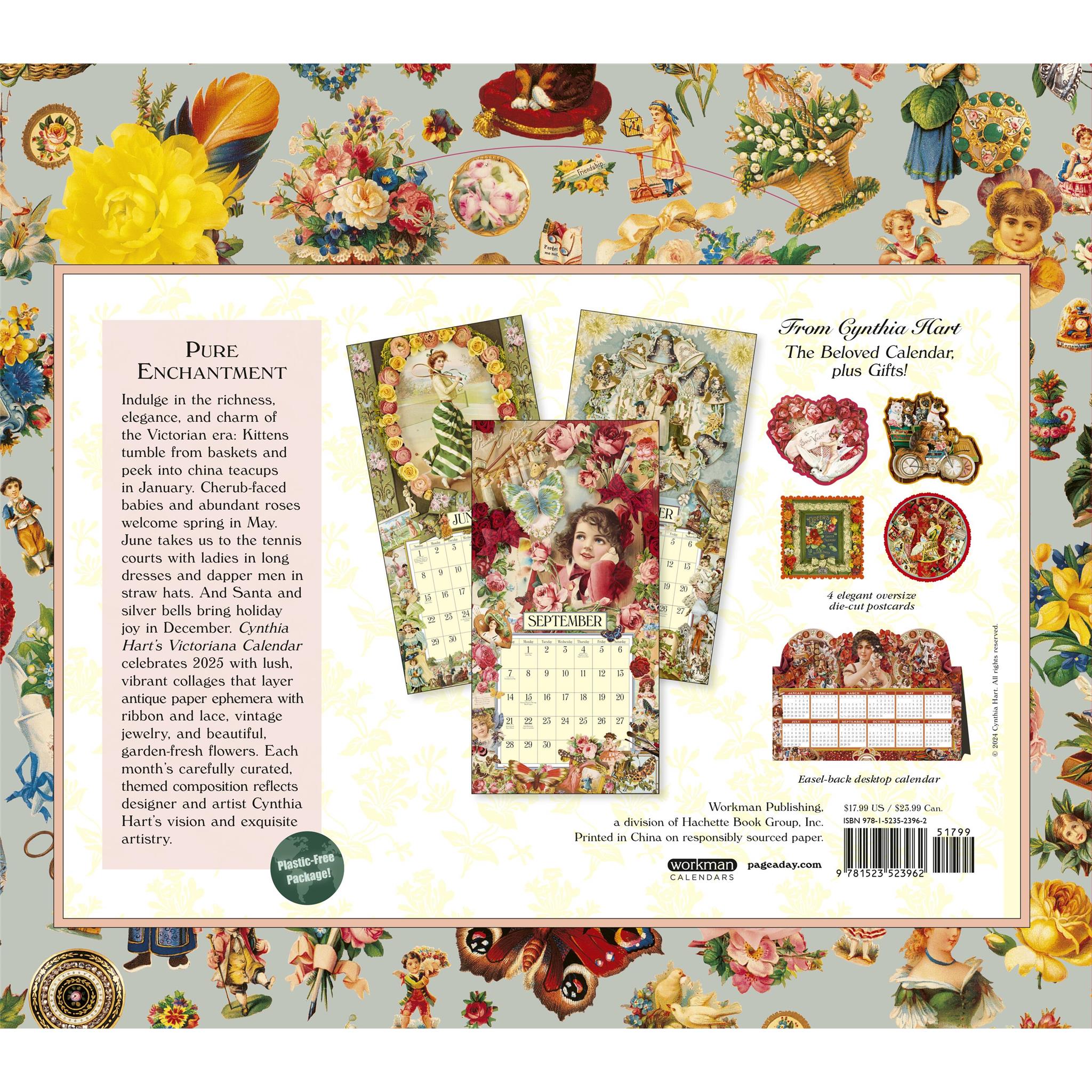 Cynthia Harts Victoriana Wall 2025 Calendar