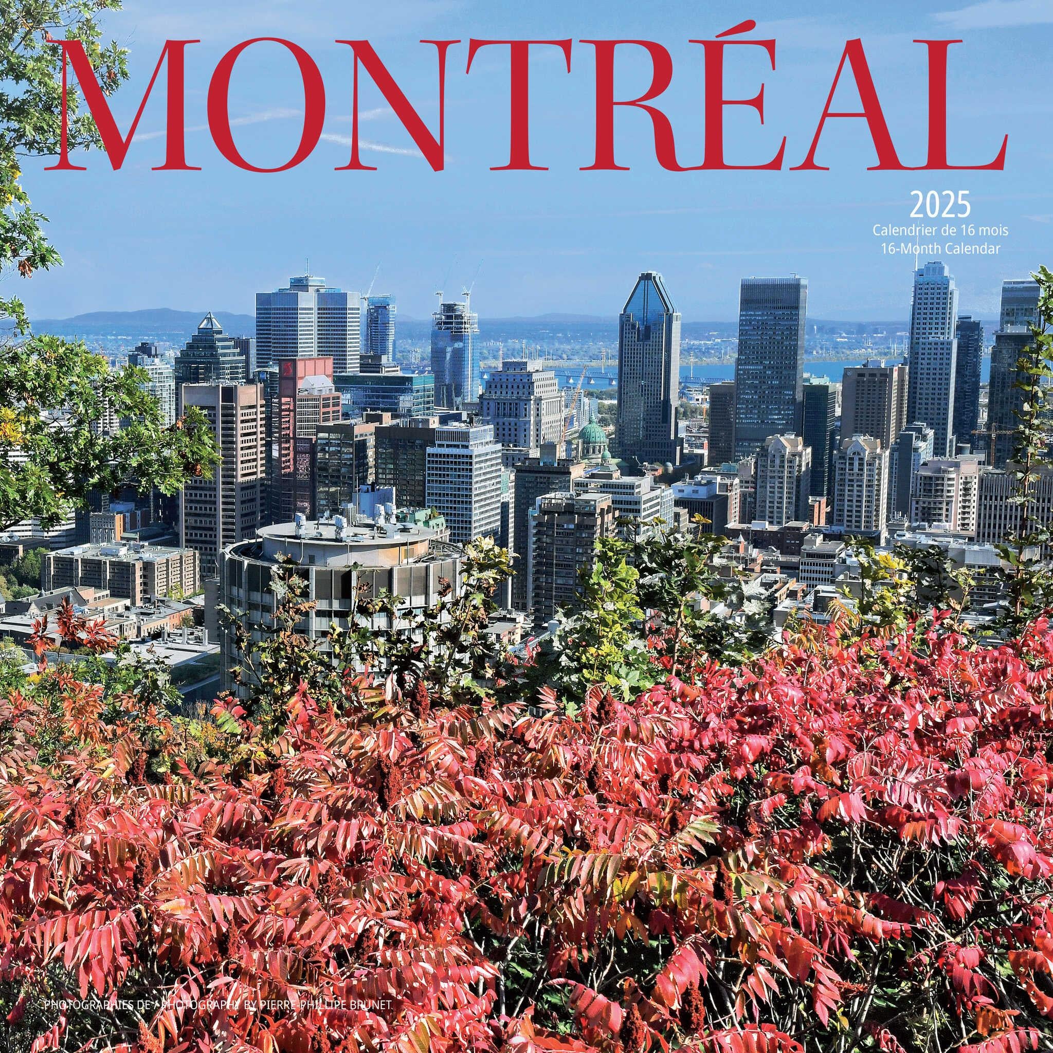 Montreal Wall 2025 Calendar