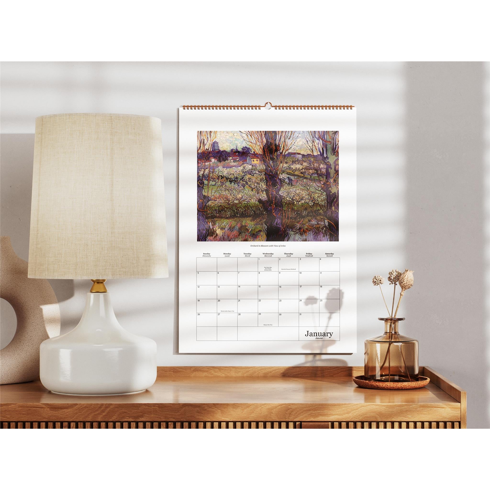 Vincent Van Gogh Poster 2025 Calendar