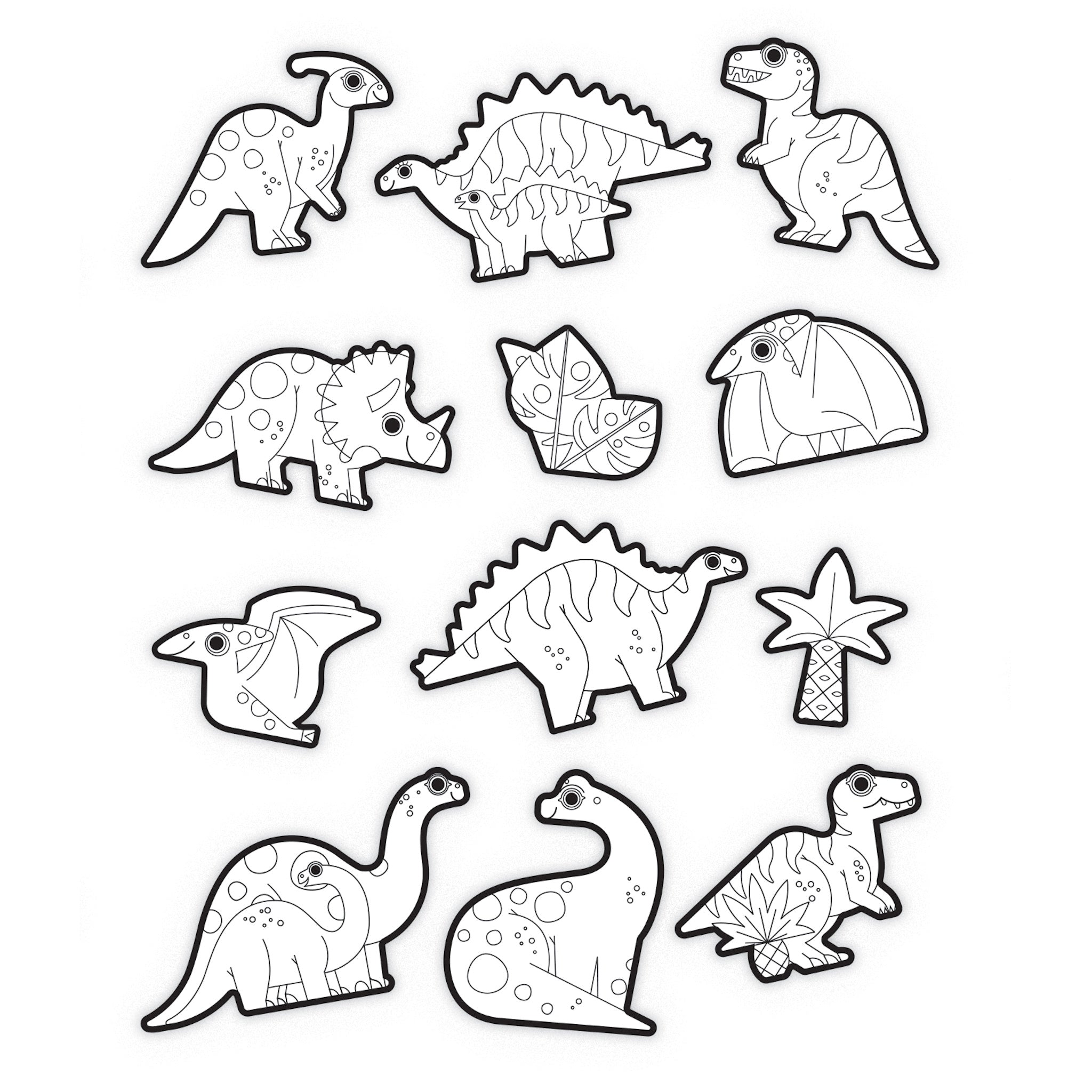 Dinosaurs Coloring Stickers