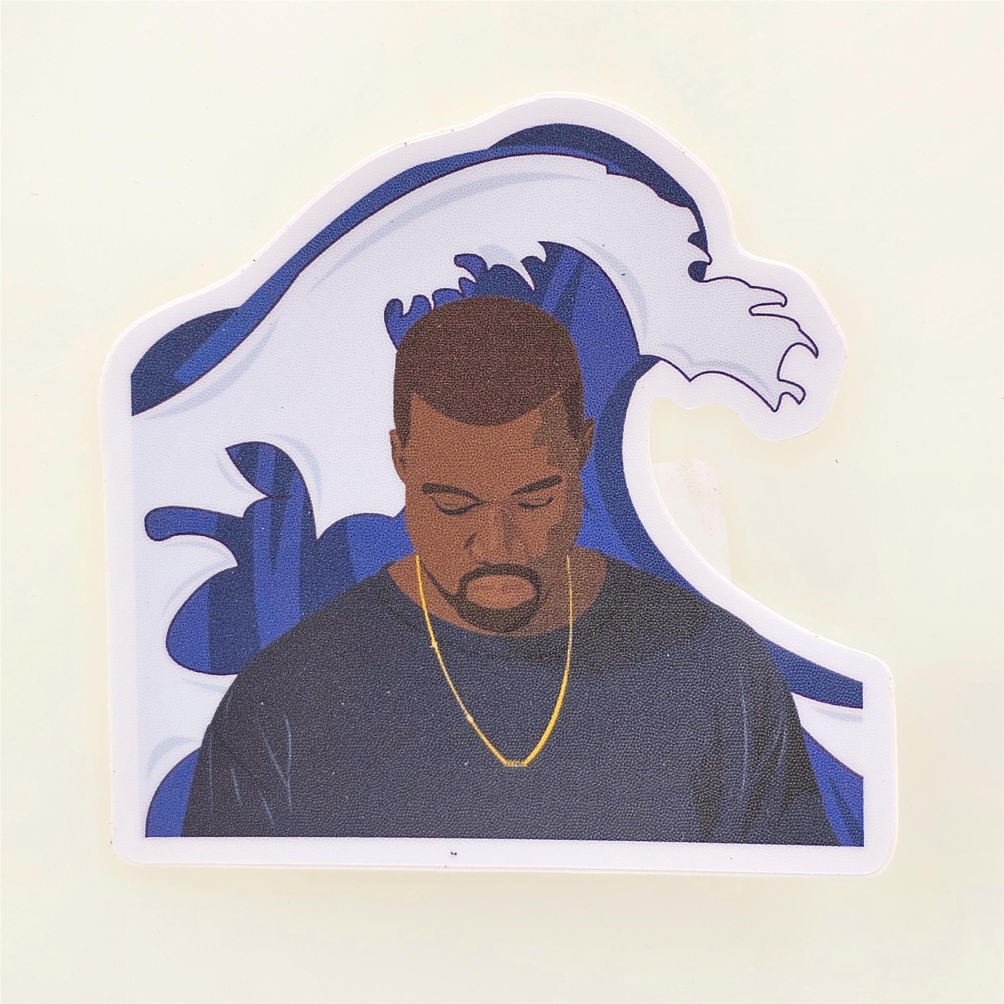 Kanye West Wave Vinyl Sticker - FINAL SALE