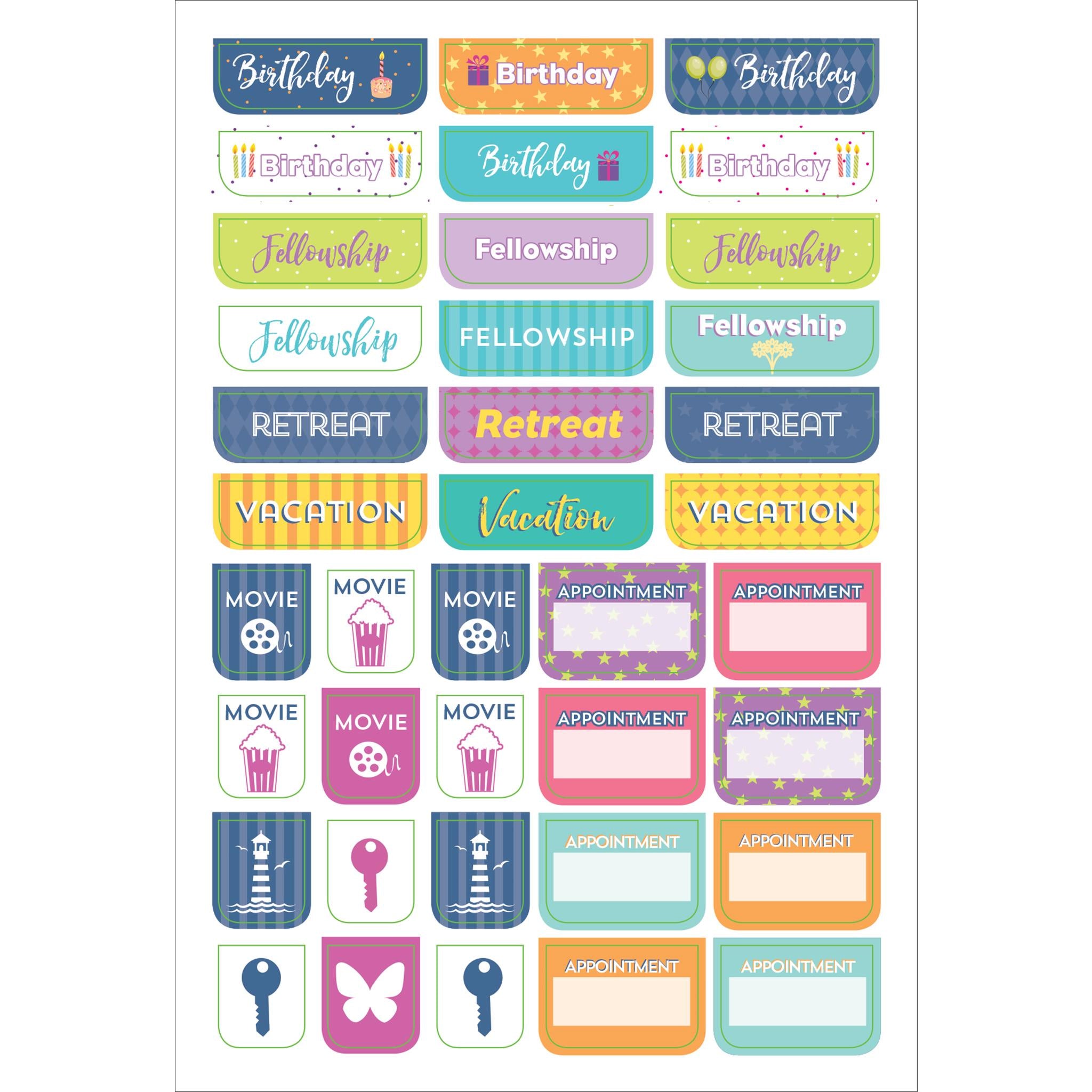 Bible Planner Stickers