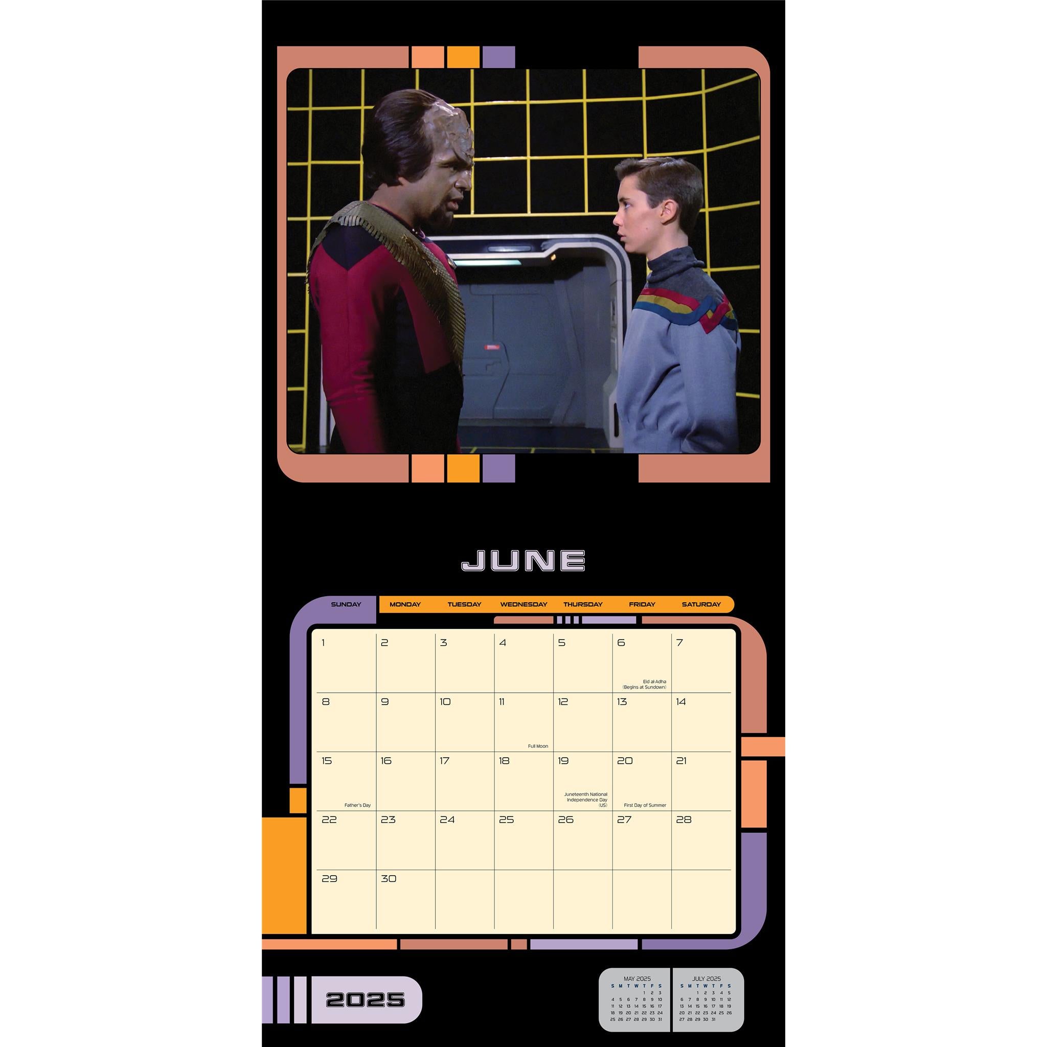 Star Trek The Next Generation Wall 2025 Calendar - Online Exclusive